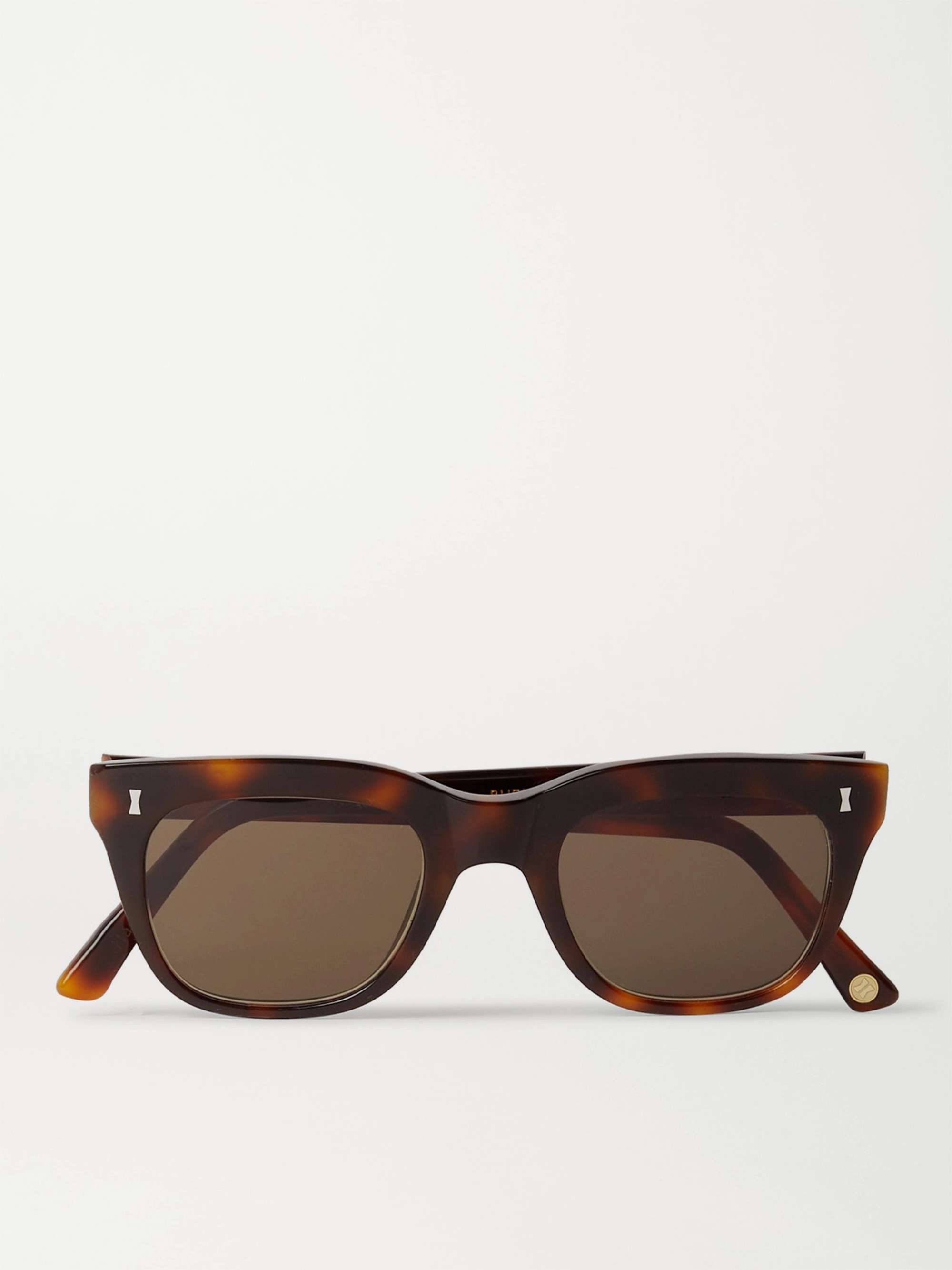 CUBITTS Rufford Square-Frame Tortoiseshell Acetate Sunglasses