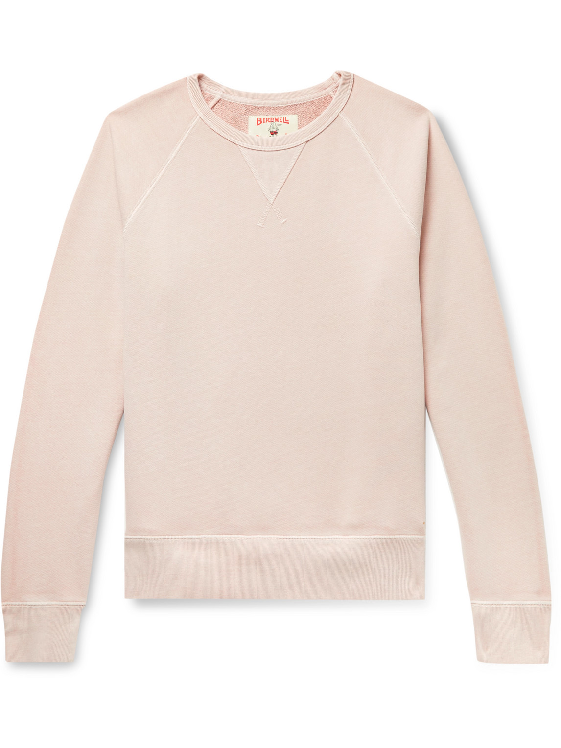 Birdwell Loopback Cotton-jersey Sweatshirt In Pink