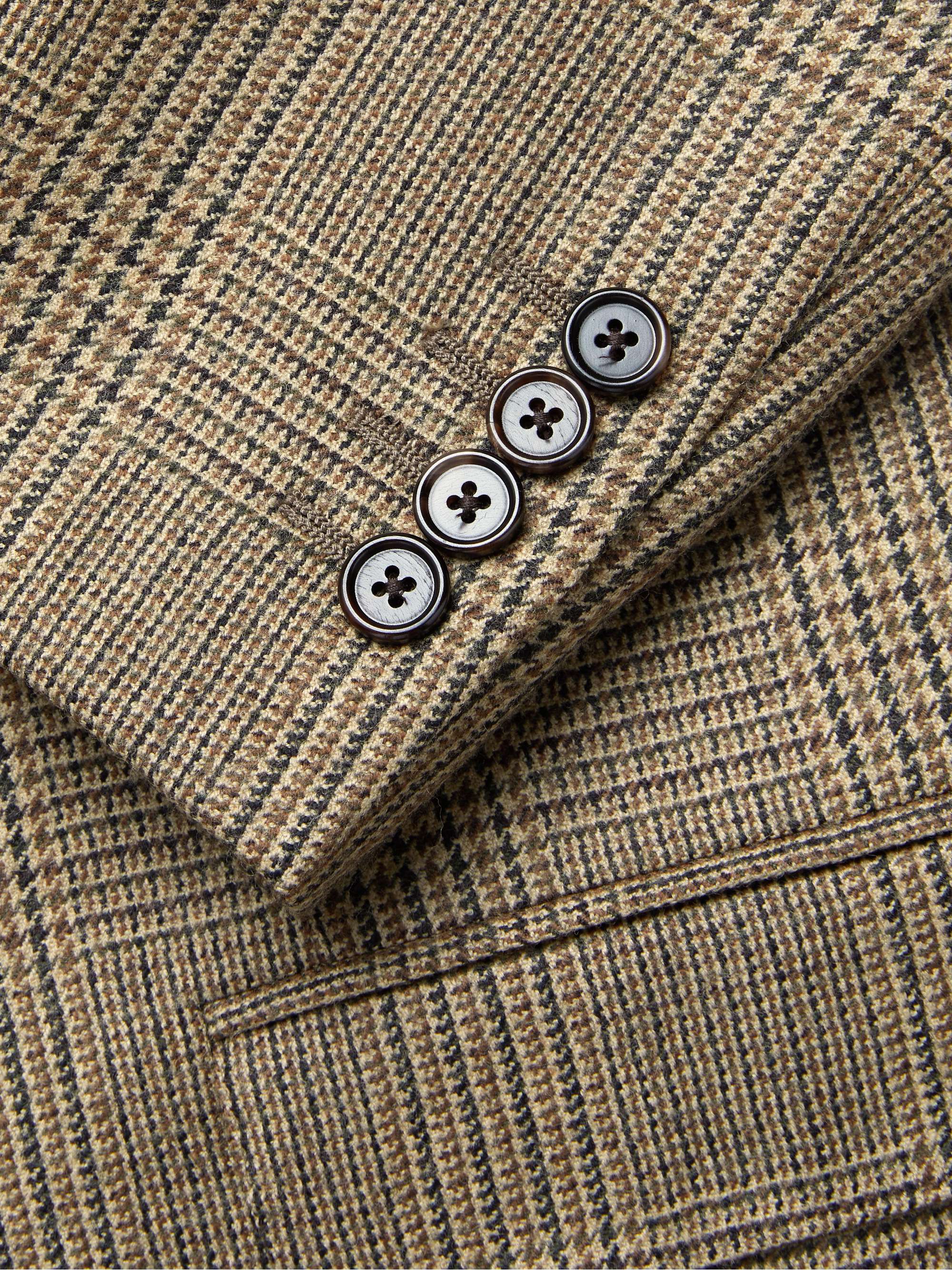 Prince of Wales Checked Wool Blazer