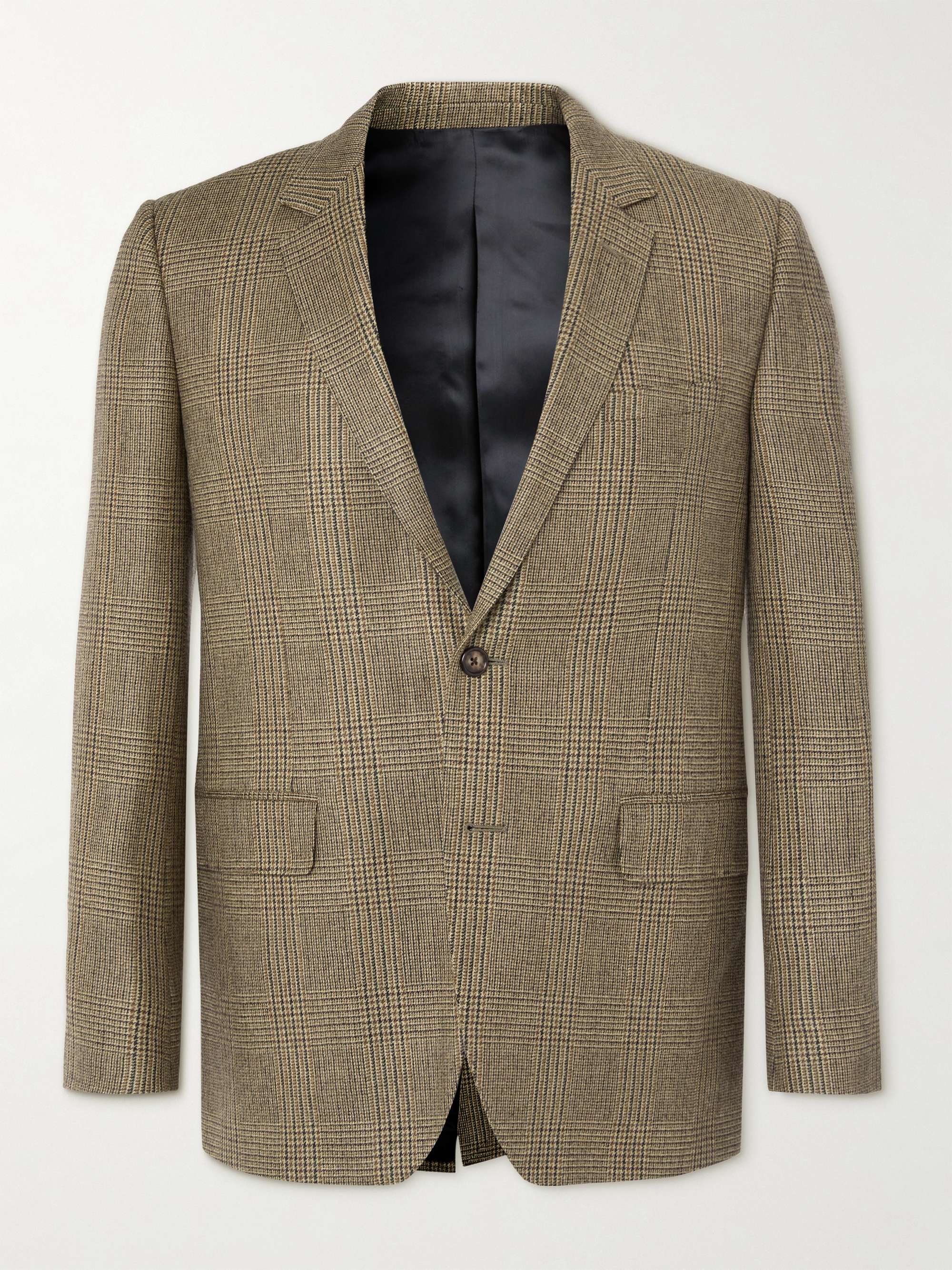 Prince of Wales Checked Wool Blazer