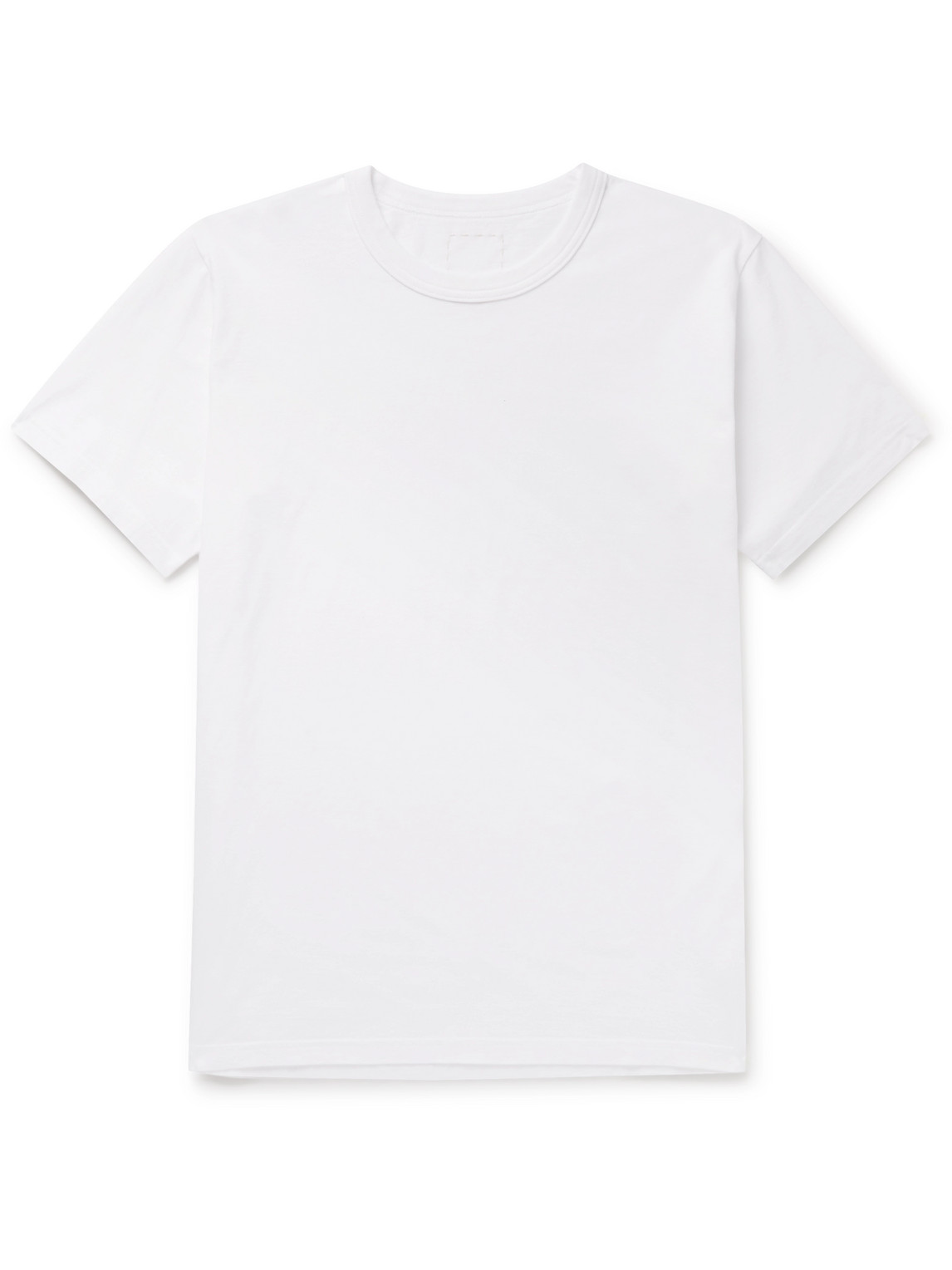 Visvim Ultimate Sea Island Cotton-jersey T-shirt In White