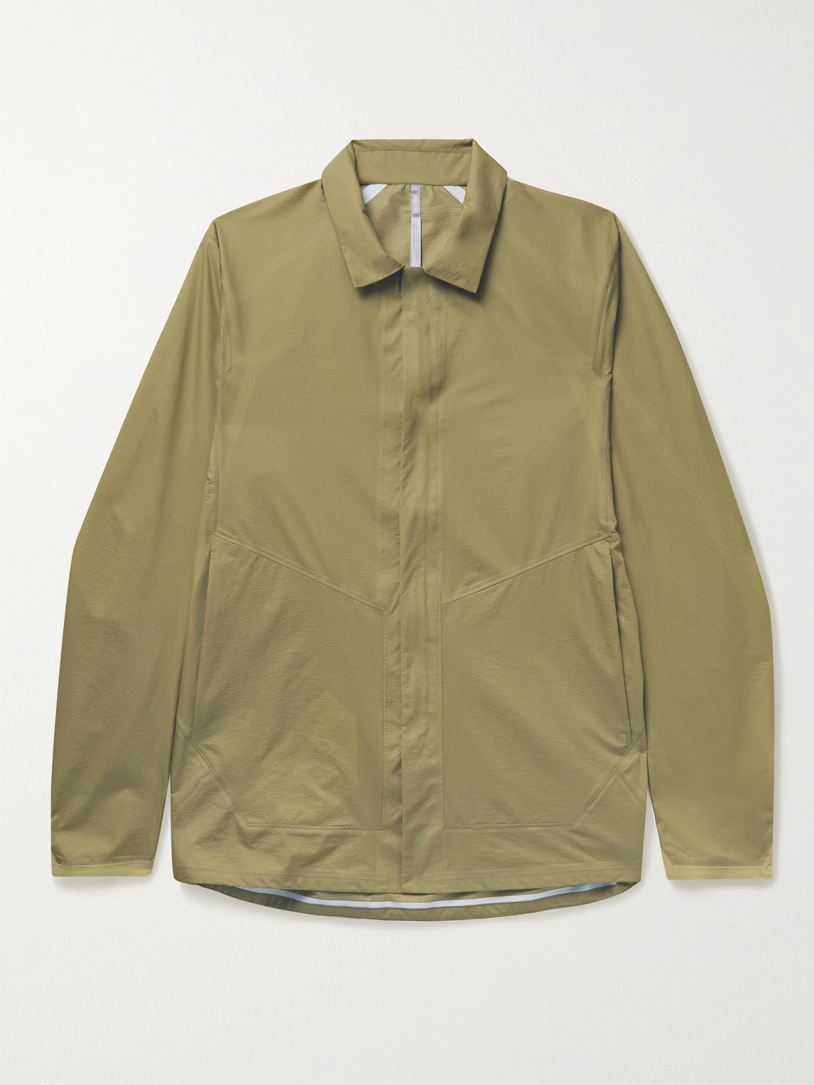Veilance Demlo Sl Nylon-ripstop Shirt Jacket In Green