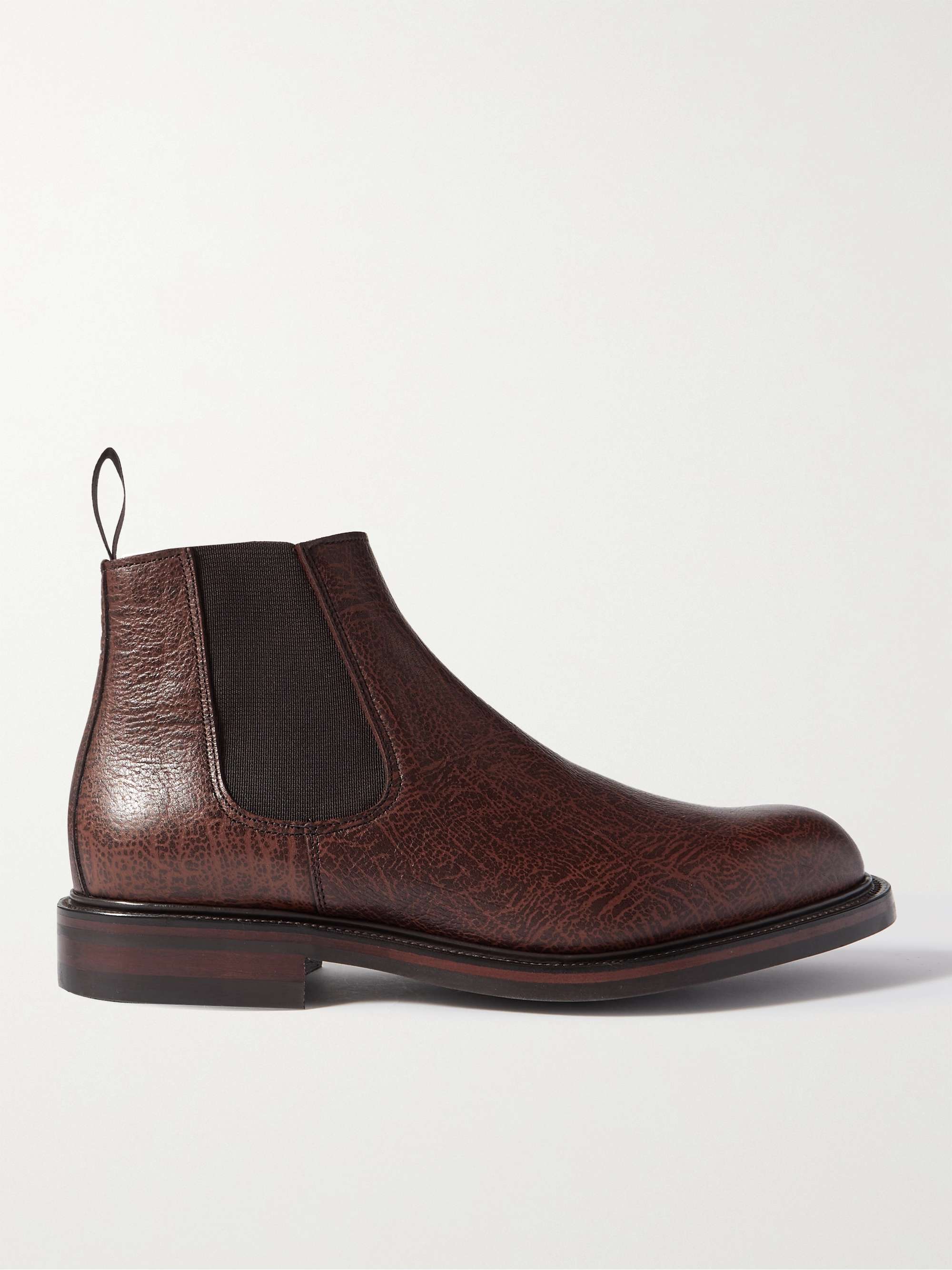 GEORGE CLEVERLEY Jason Full-Grain Suede Chelsea Boots
