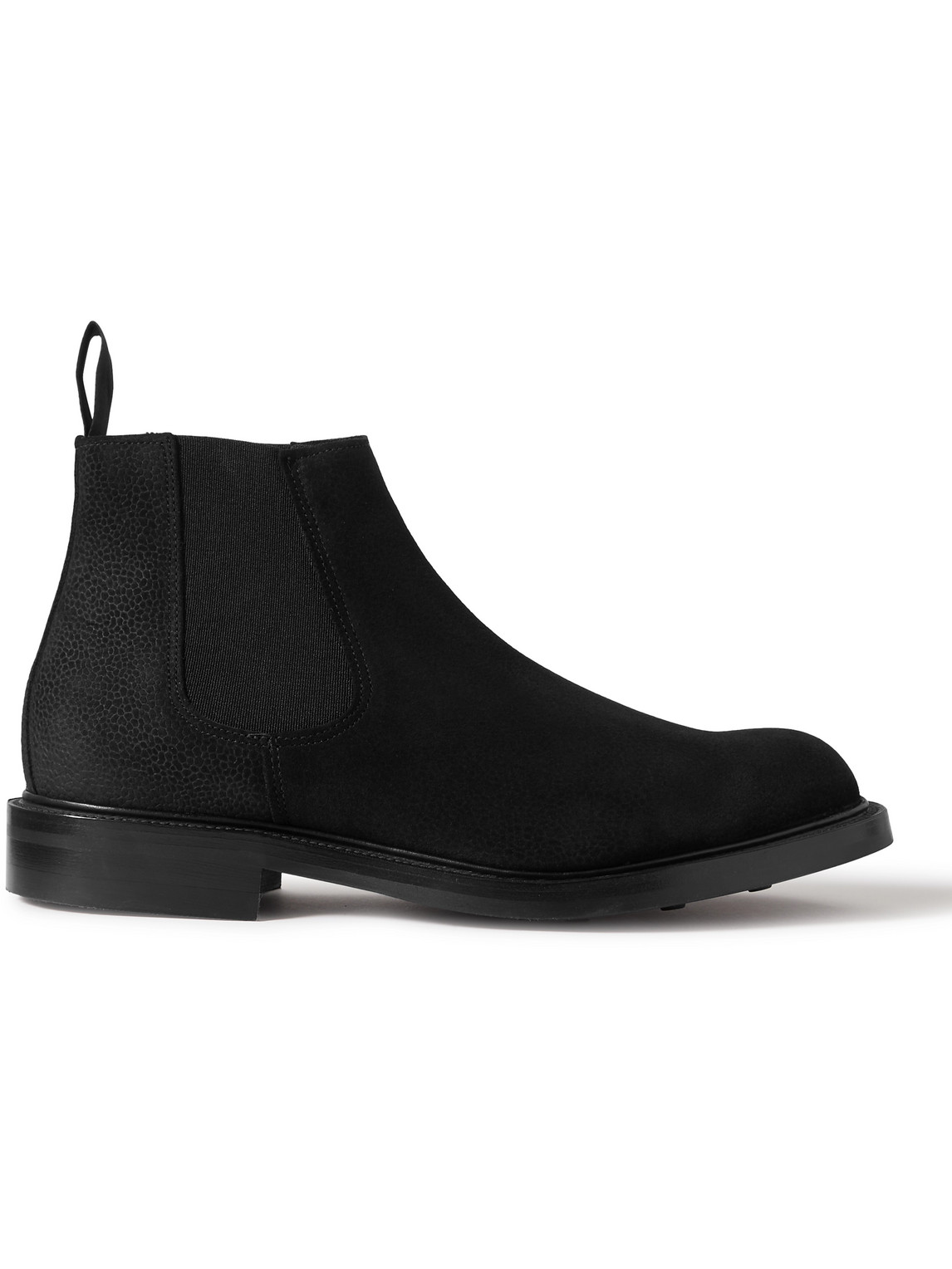 George Cleverley Jason Full-grain Suede Chelsea Boots In Black