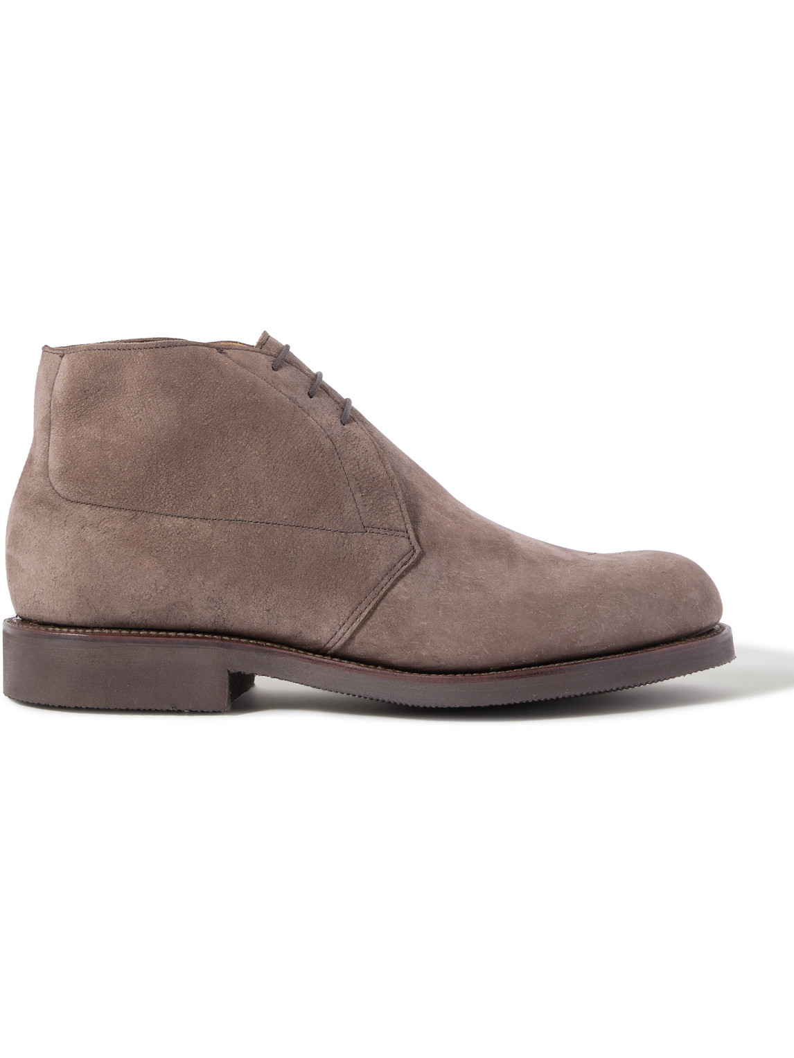 George Cleverley Nathan Suede Chukka Boots In Gray