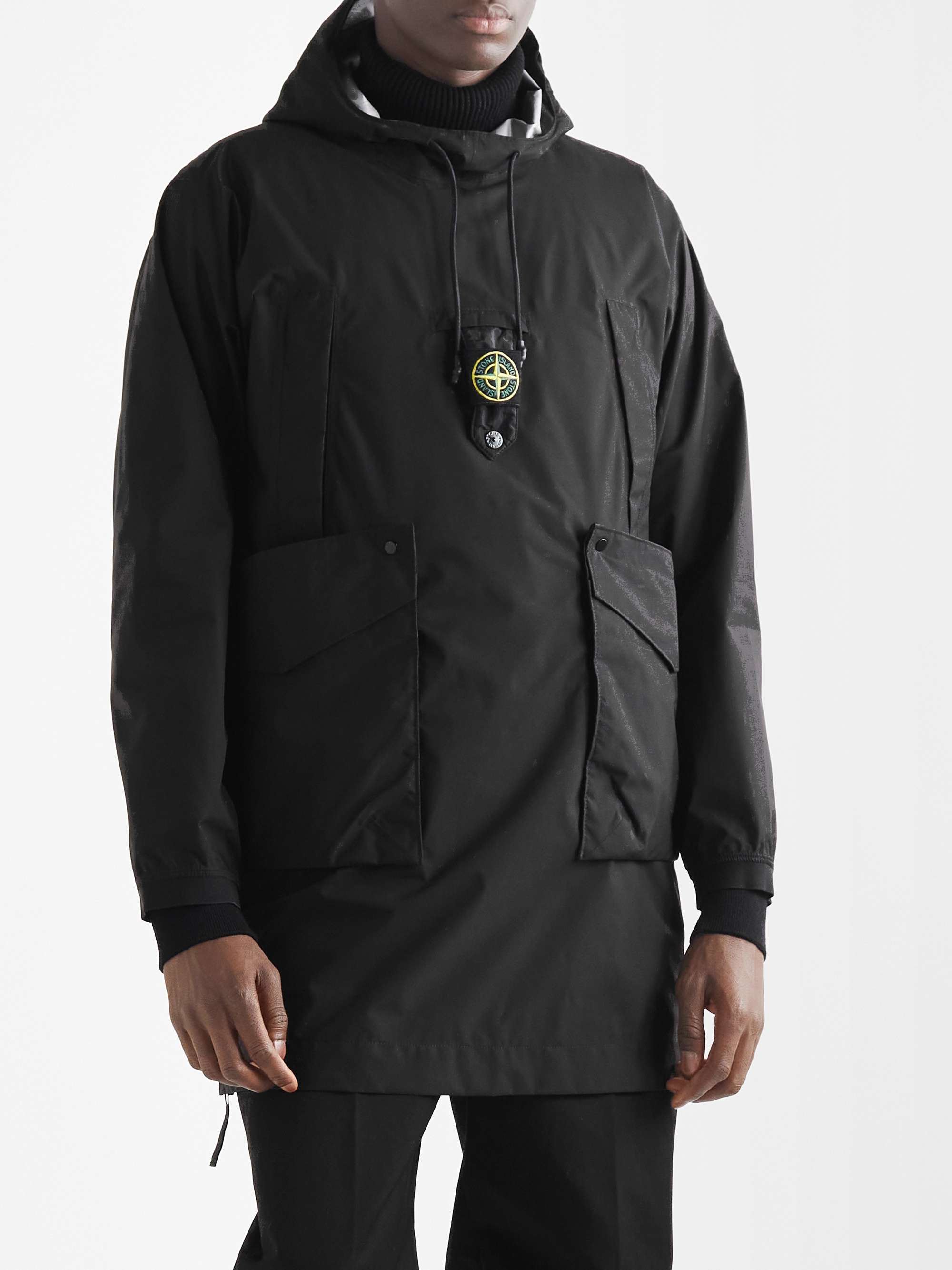 STONE ISLAND Convertible GORE-TEX Paclite Poncho and Quilted Nylon Down Gilet