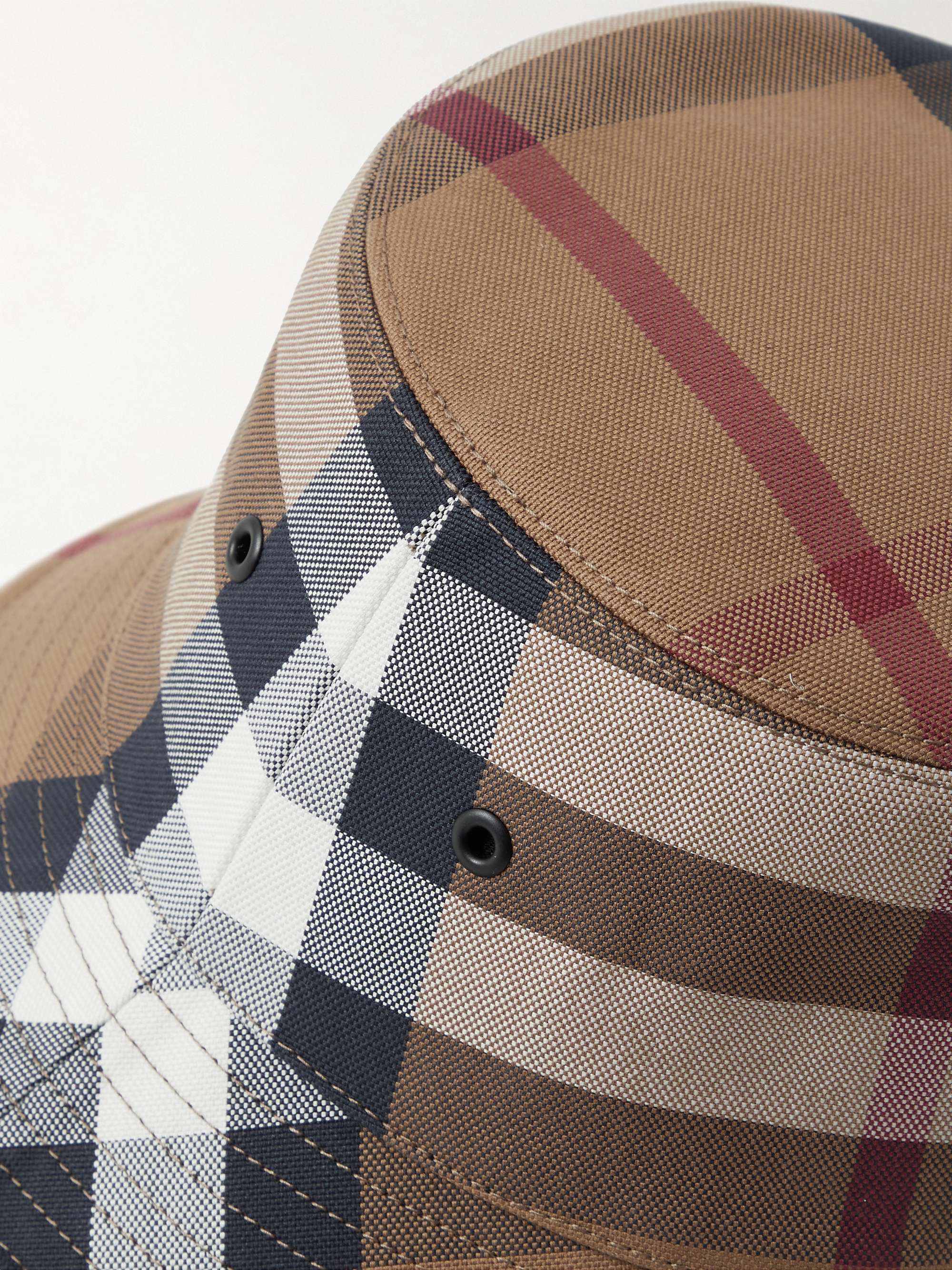 BURBERRY Checked Cotton-Canvas Bucket Hat