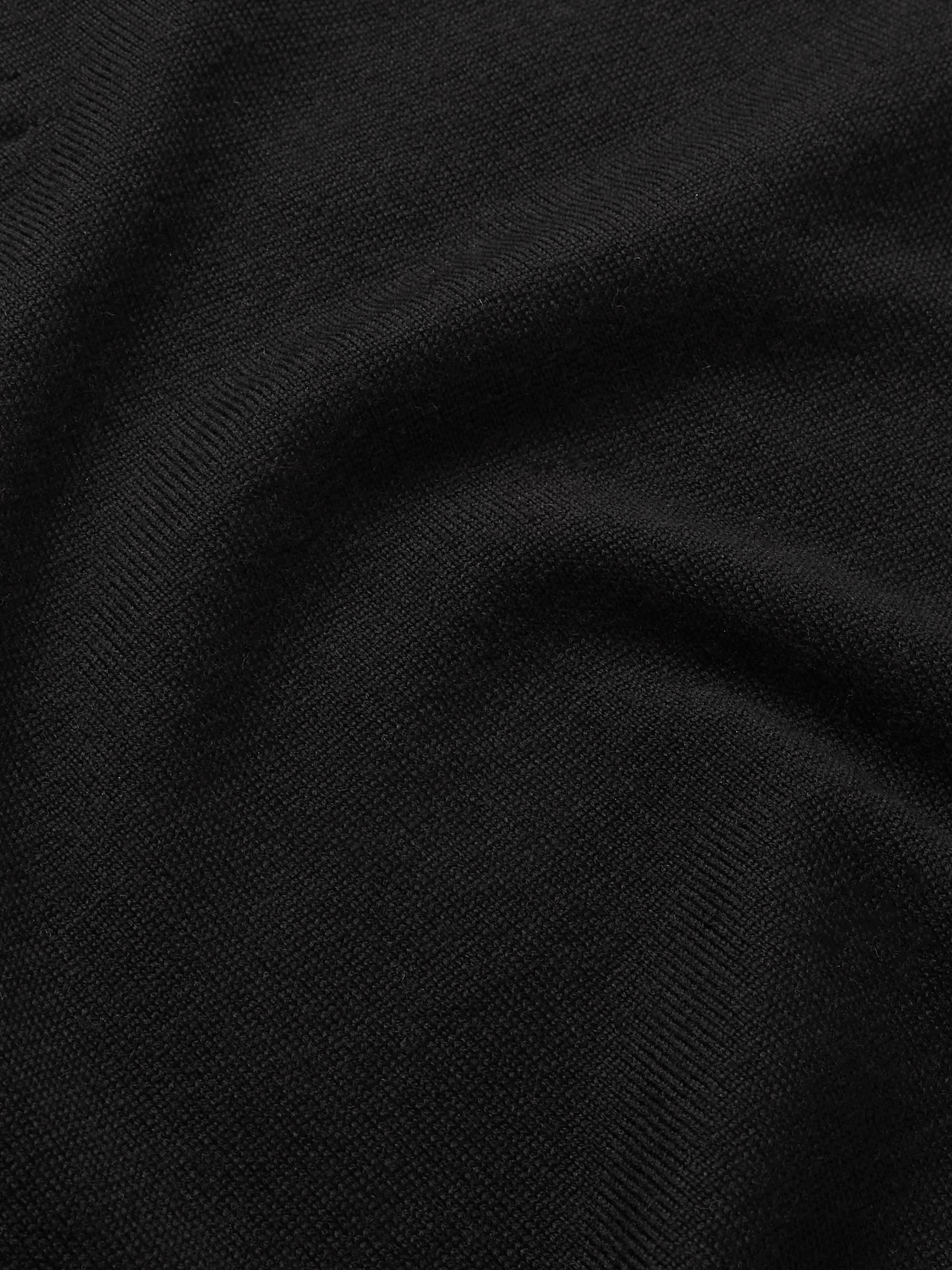 POLO RALPH LAUREN Logo-Embroidered Merino Wool Polo Shirt