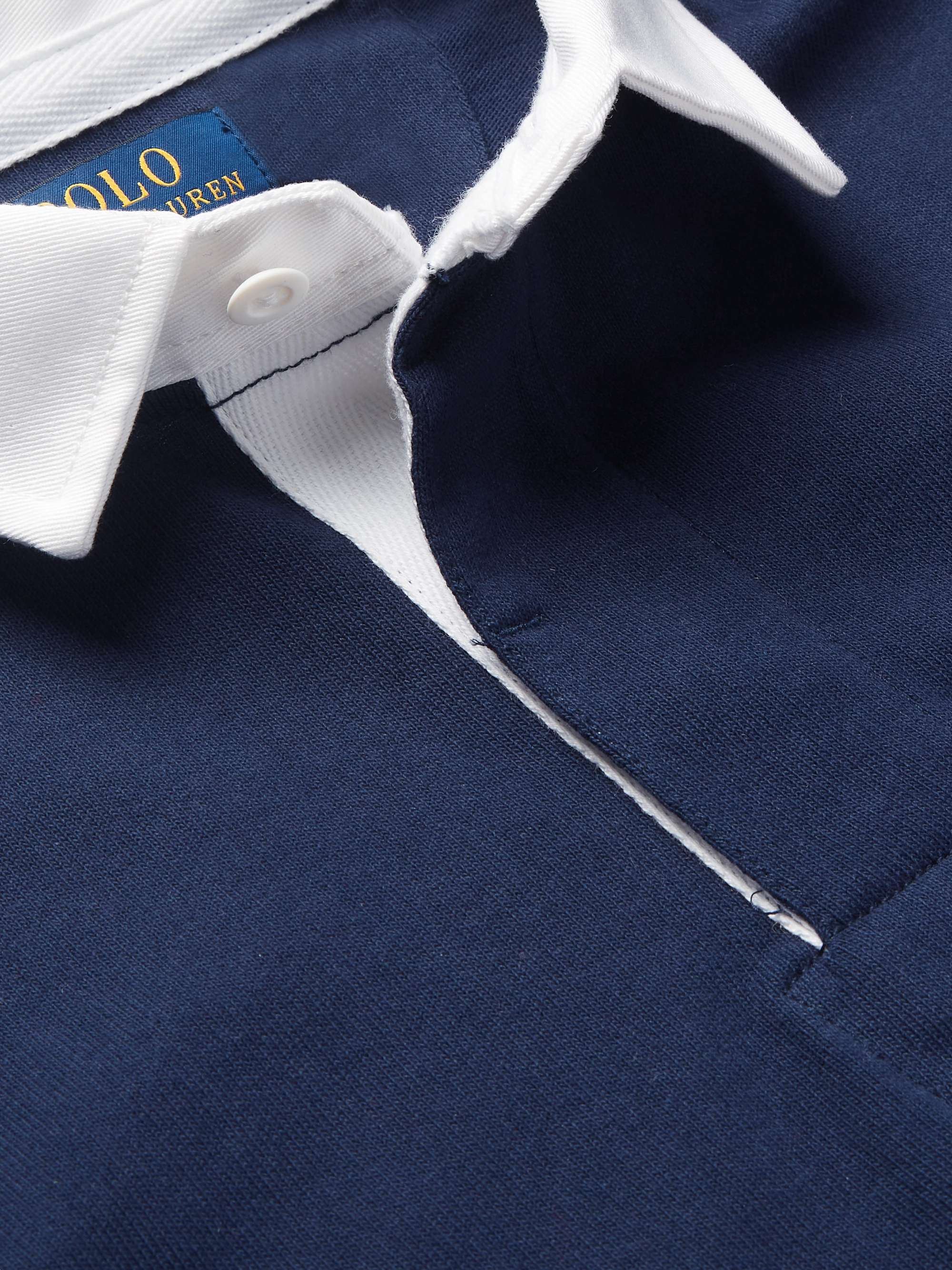 POLO RALPH LAUREN Slim-Fit Logo-Embroidered Cotton-Jersey Polo Shirt