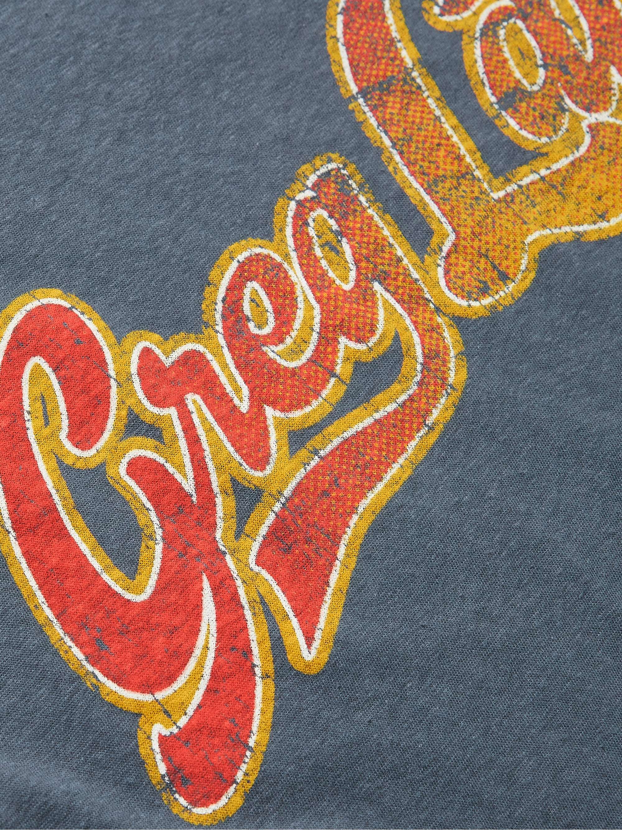 GREG LAUREN Logo-Print Recycled Cotton-Jersey T-Shirt