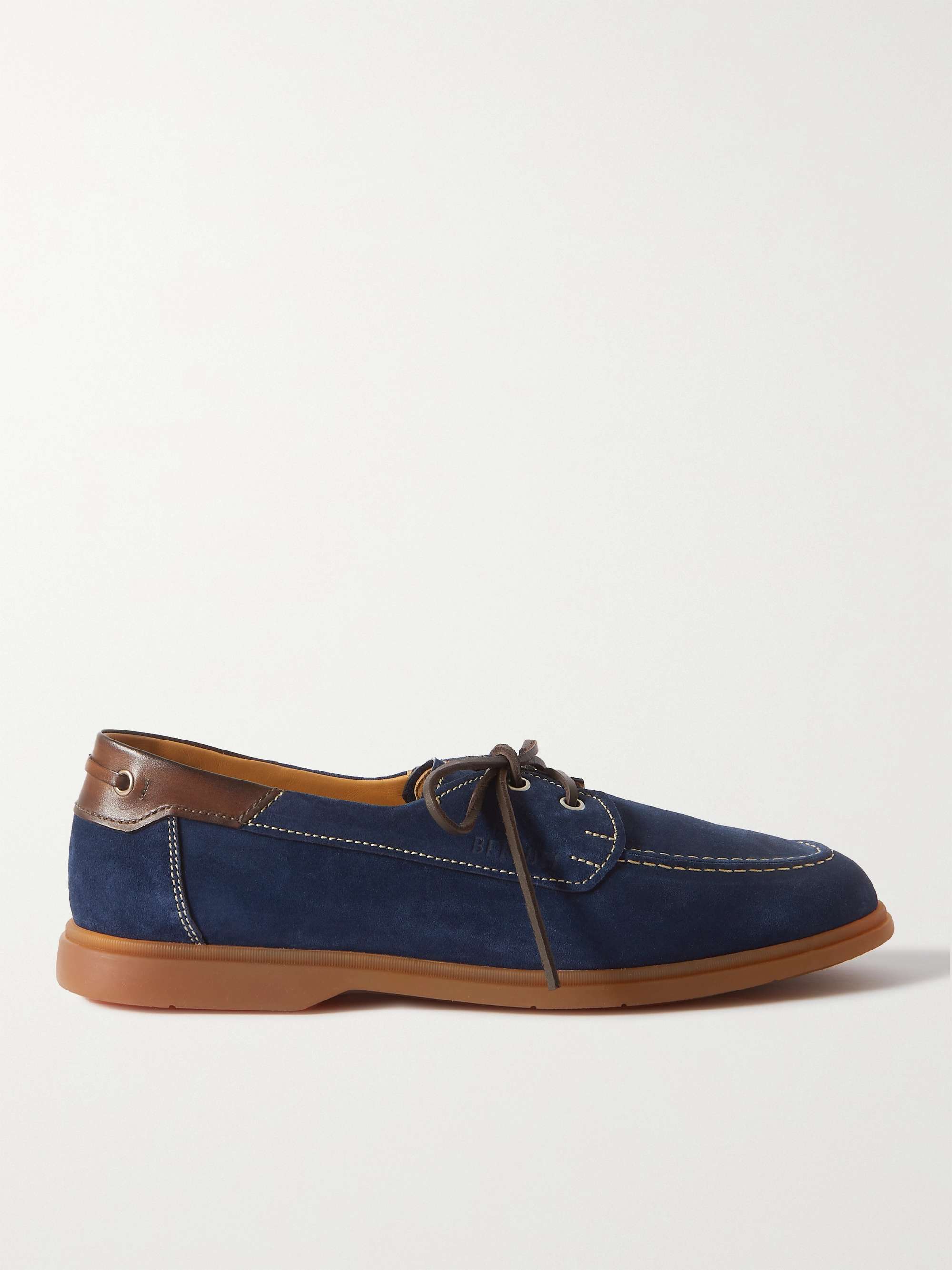 Goodyear Clipper Leather Navy Boat Shoe 