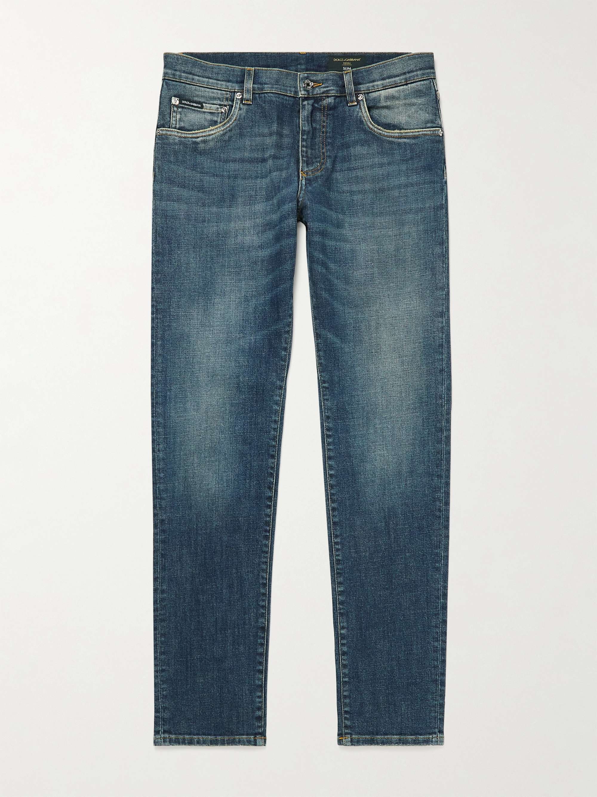 DOLCE & GABBANA Slim-Fit Stretch-Denim Jeans