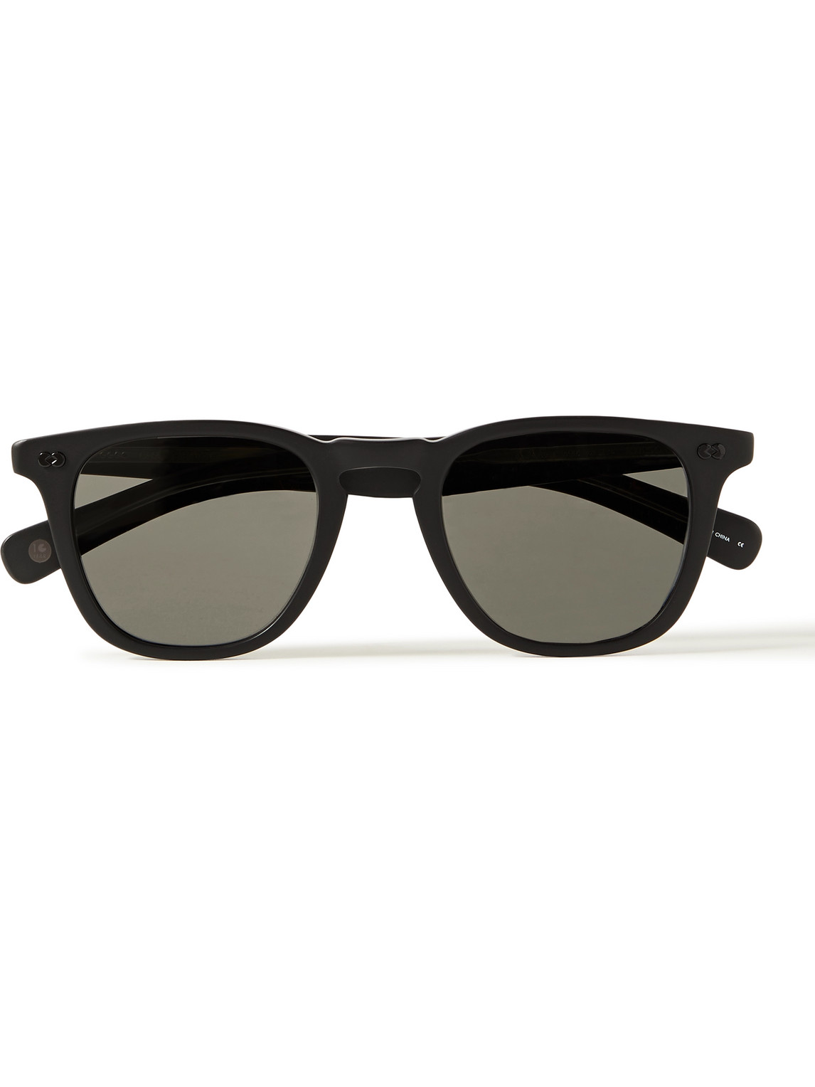 Garrett Leight California Optical Brooks X D-frame Matte-acetate Sunglasses In Black