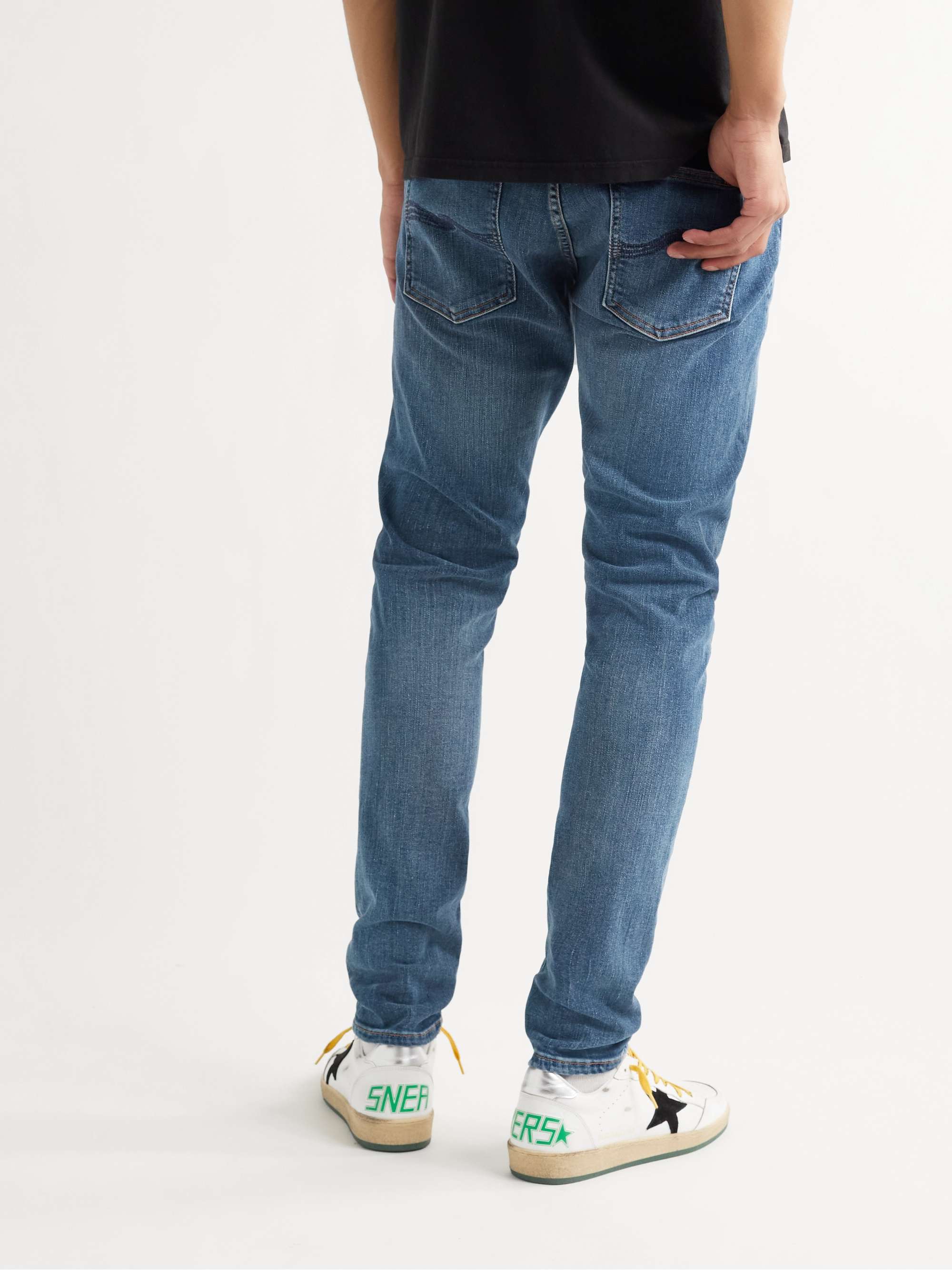 NUDIE JEANS Tight Terry Skinny-Fit Organic Stretch-Denim Jeans