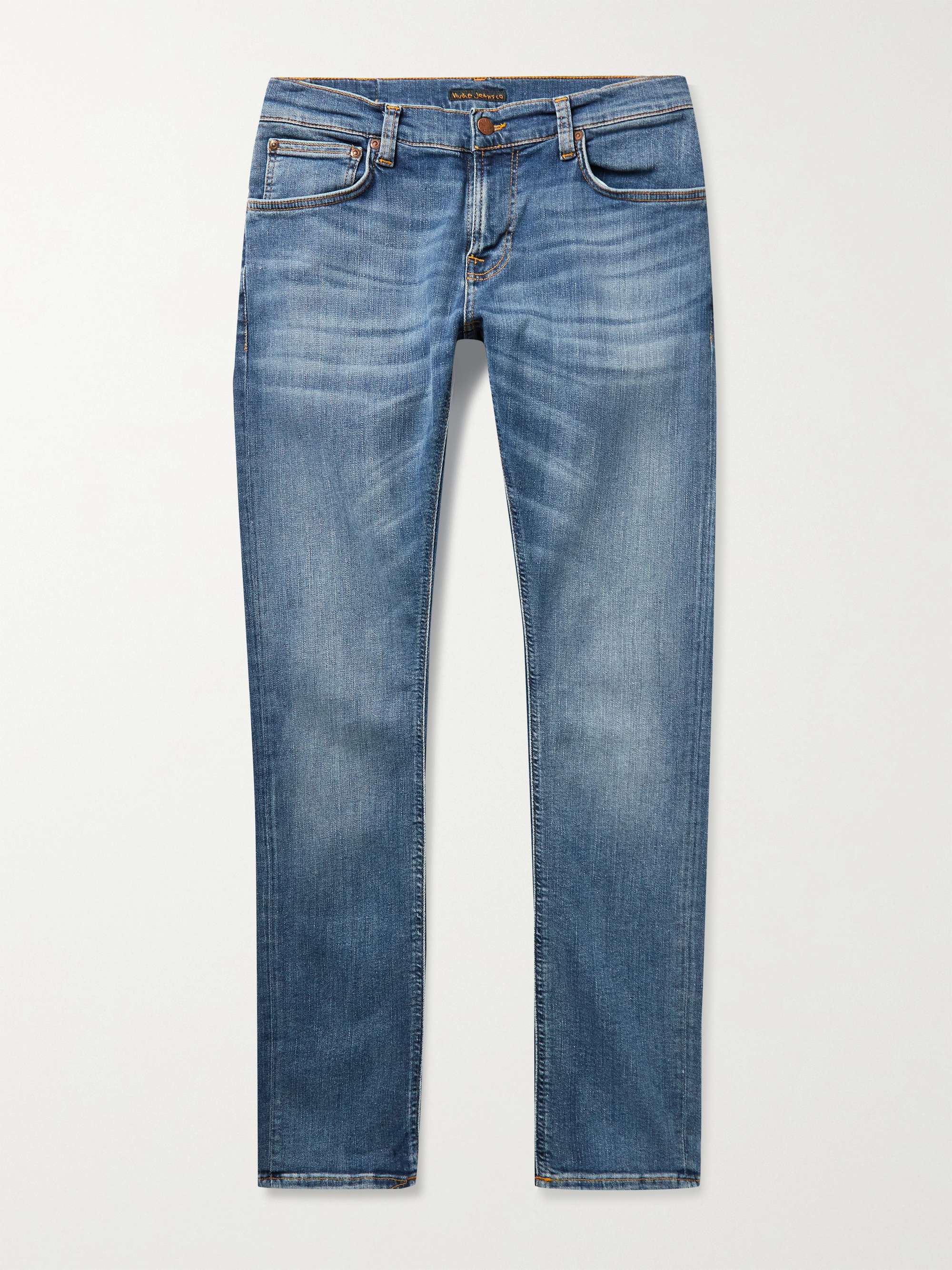 NUDIE JEANS Tight Terry Skinny-Fit Organic Stretch-Denim Jeans