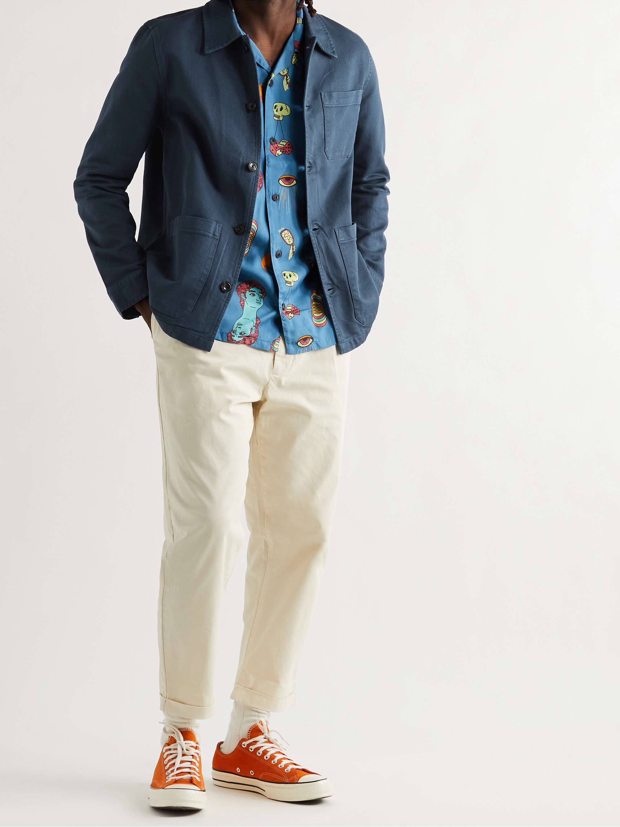 NUDIE JEANS Barney Organic Cotton-Twill Jacket