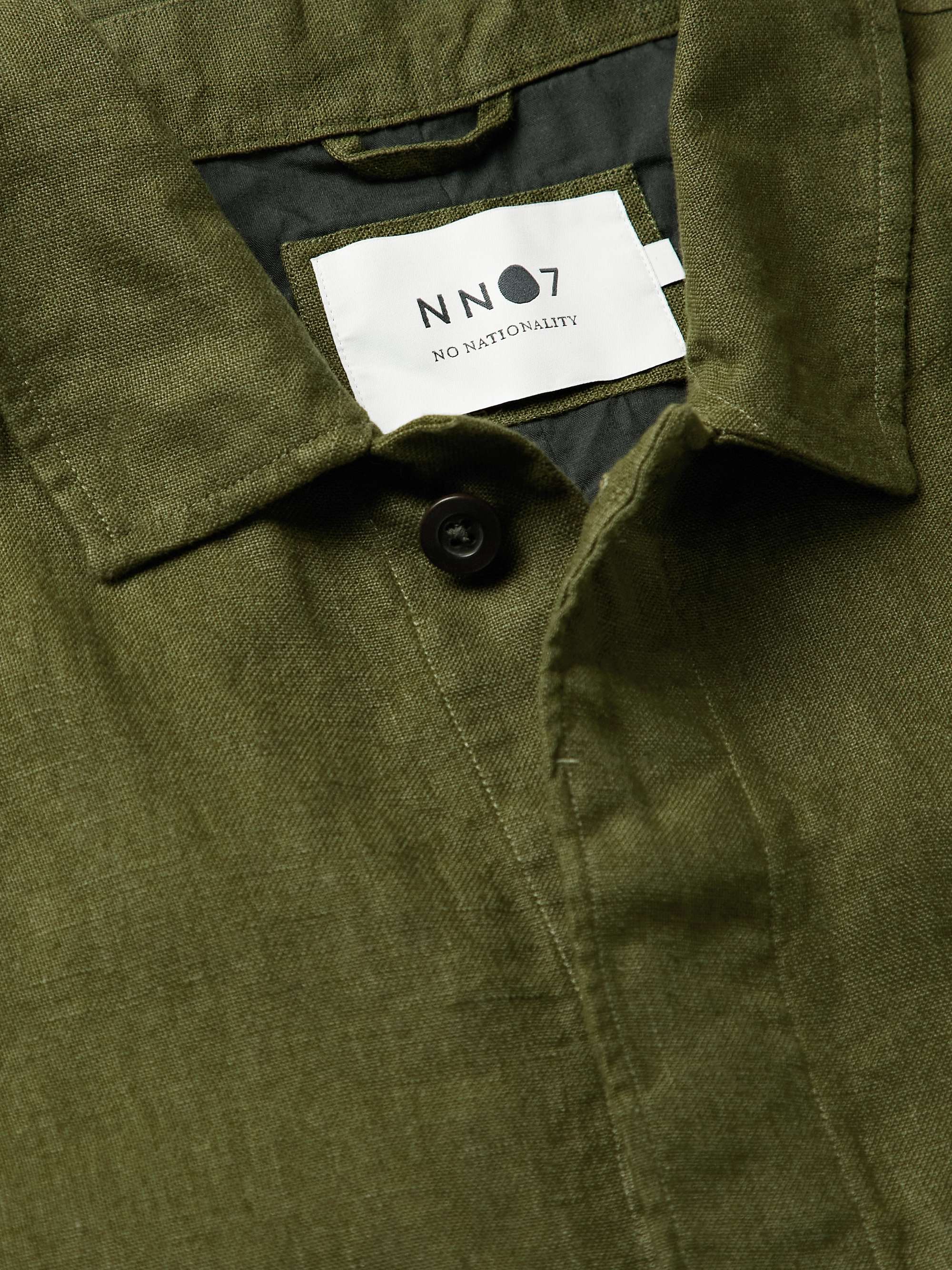 NN07 Oscar Linen Overshirt