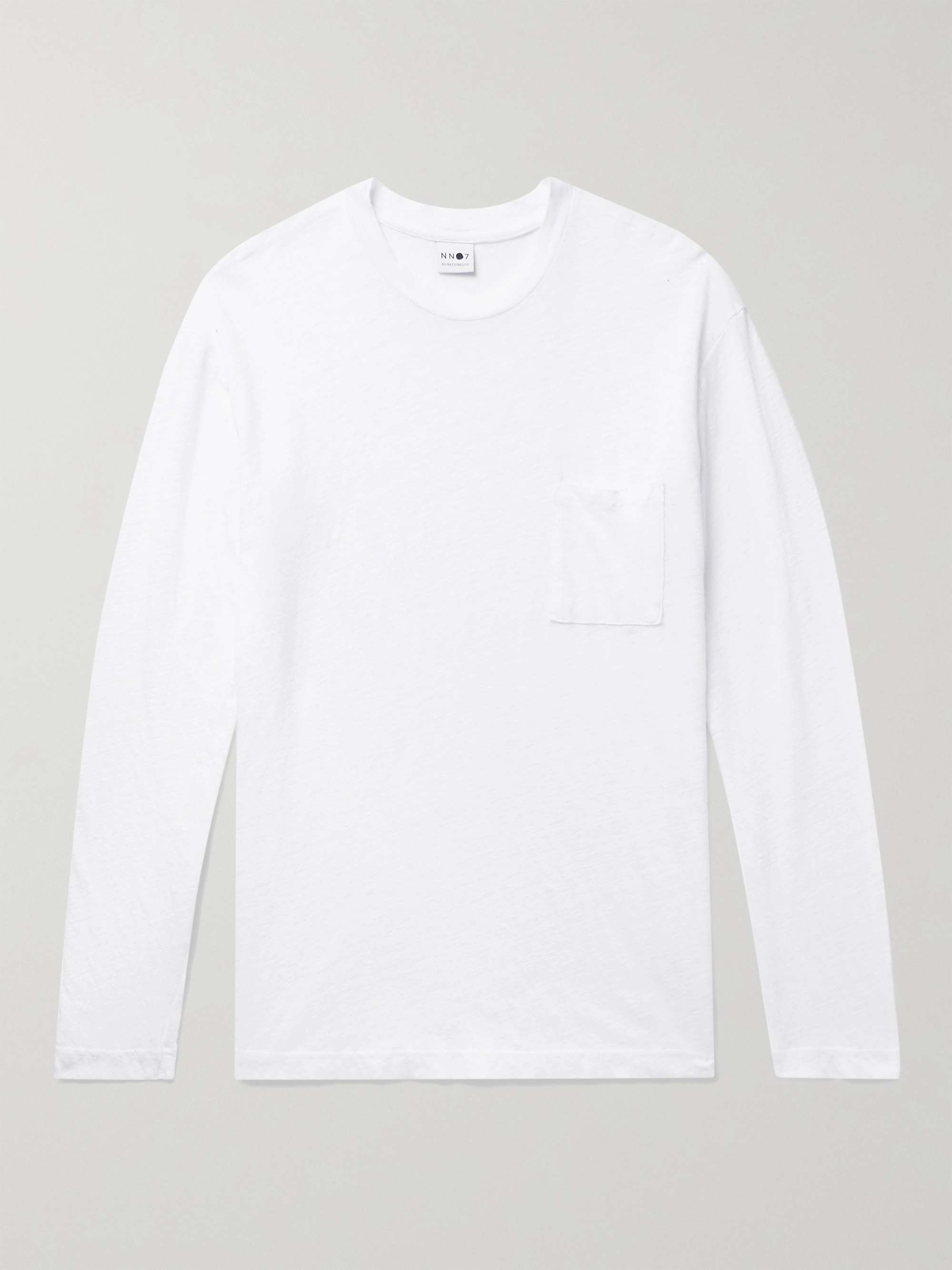 NN07 Dylan Mélange Slub Linen T-Shirt