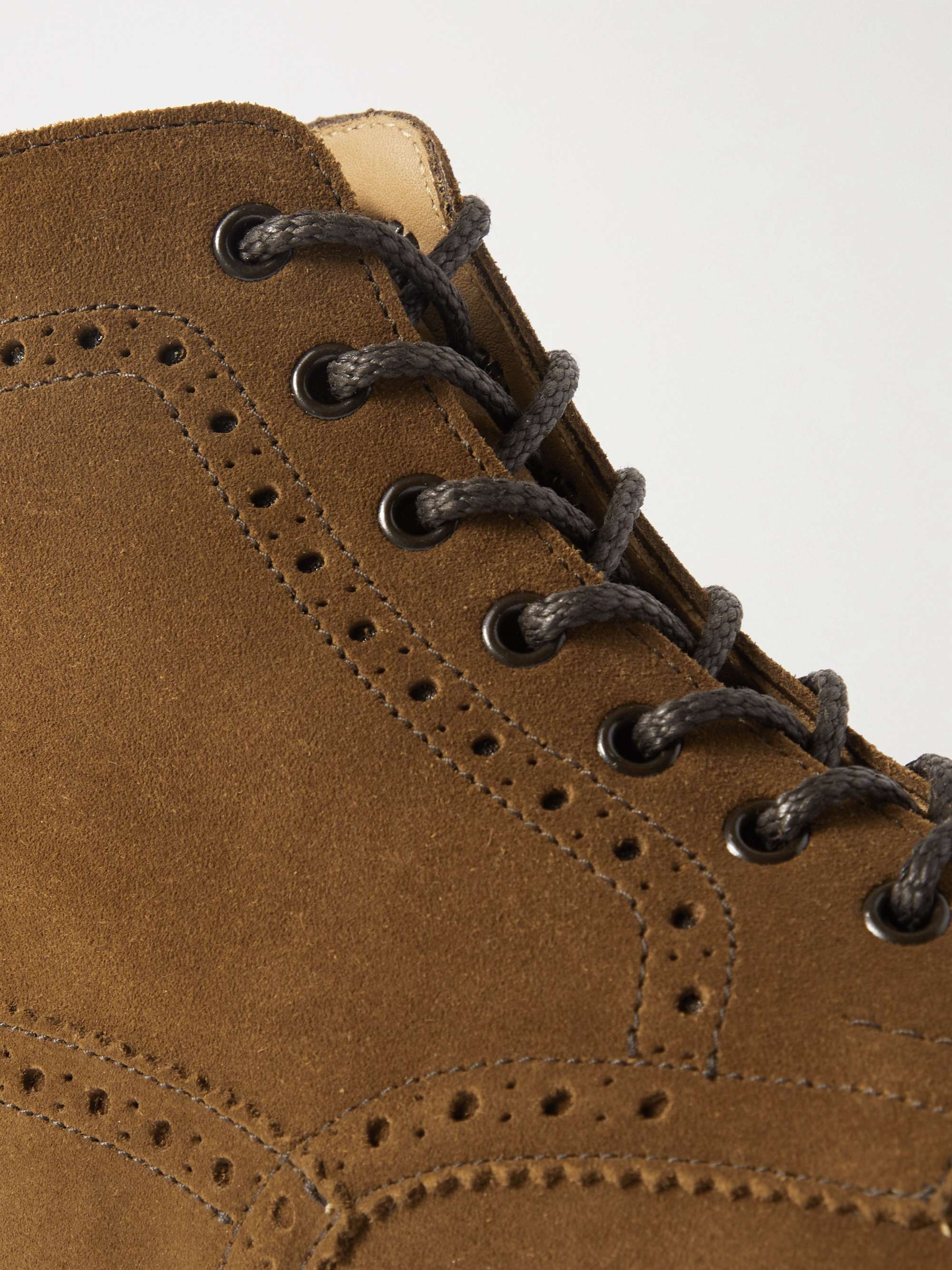 TRICKER'S Stow Suede Brogue Boots