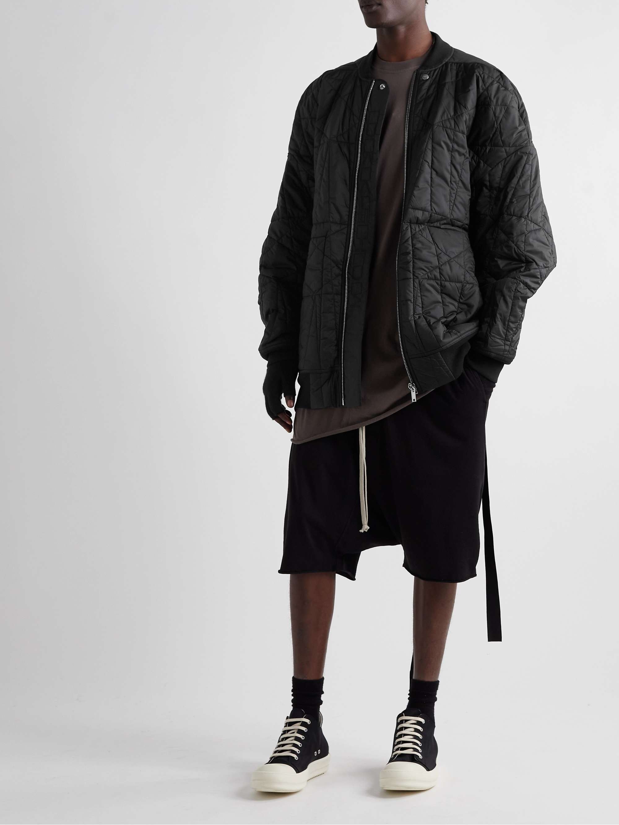 DRKSHDW BY RICK OWENS Oversized Padded Quilted Nylon Jacket