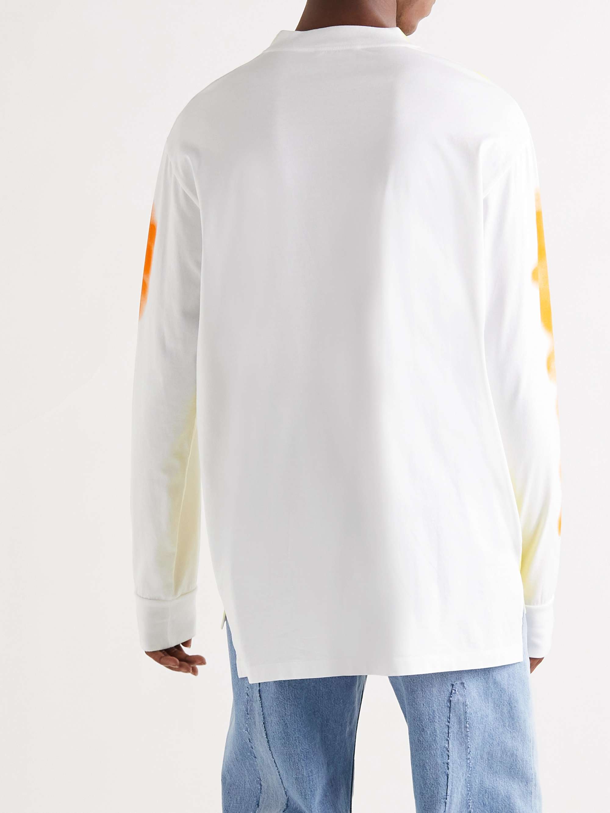 MARNI Oversized Logo-Print Cotton-Jersey T-Shirt