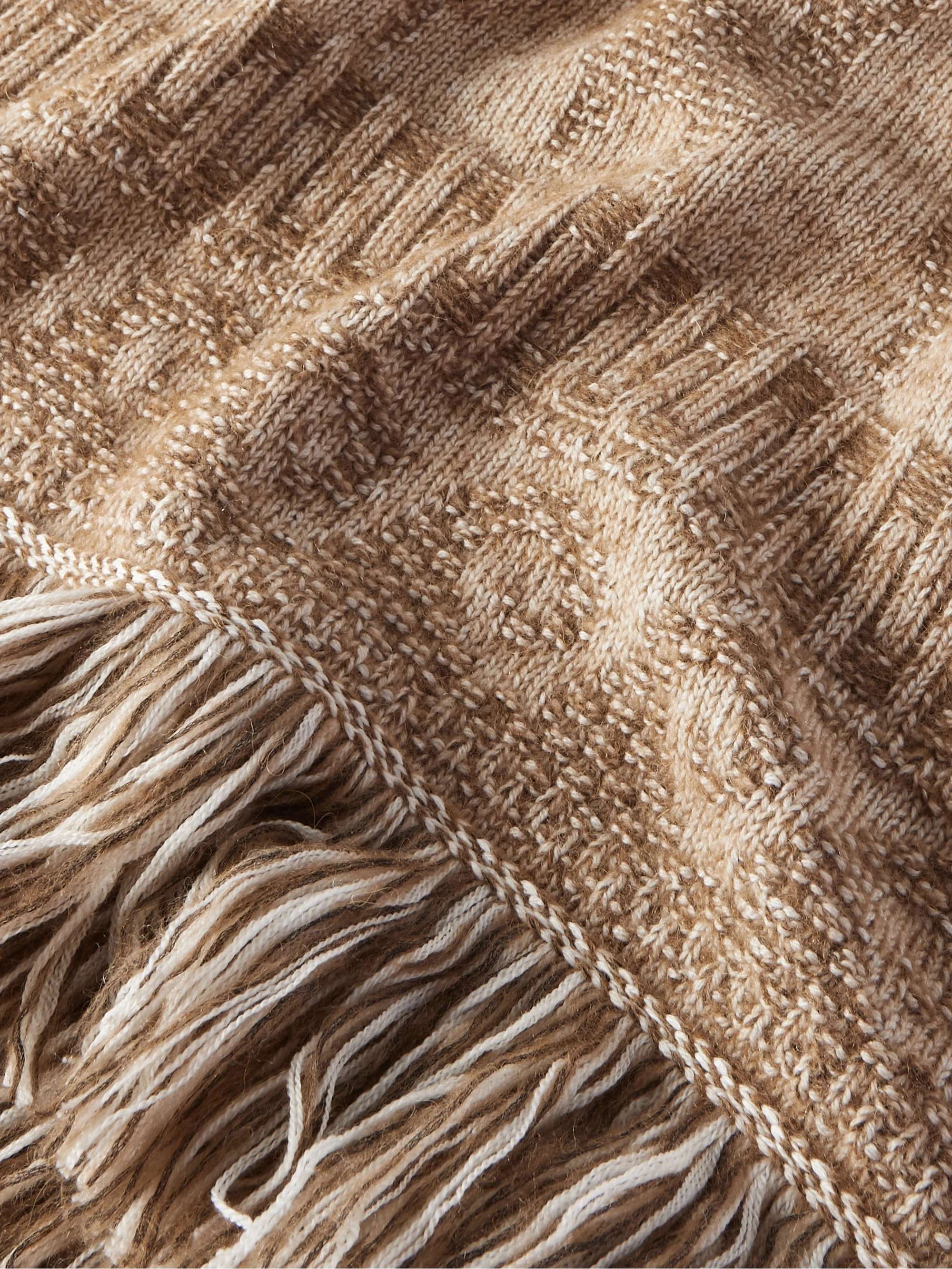 ALANUI Land of Alpacas Jacquard-Knit Blanket