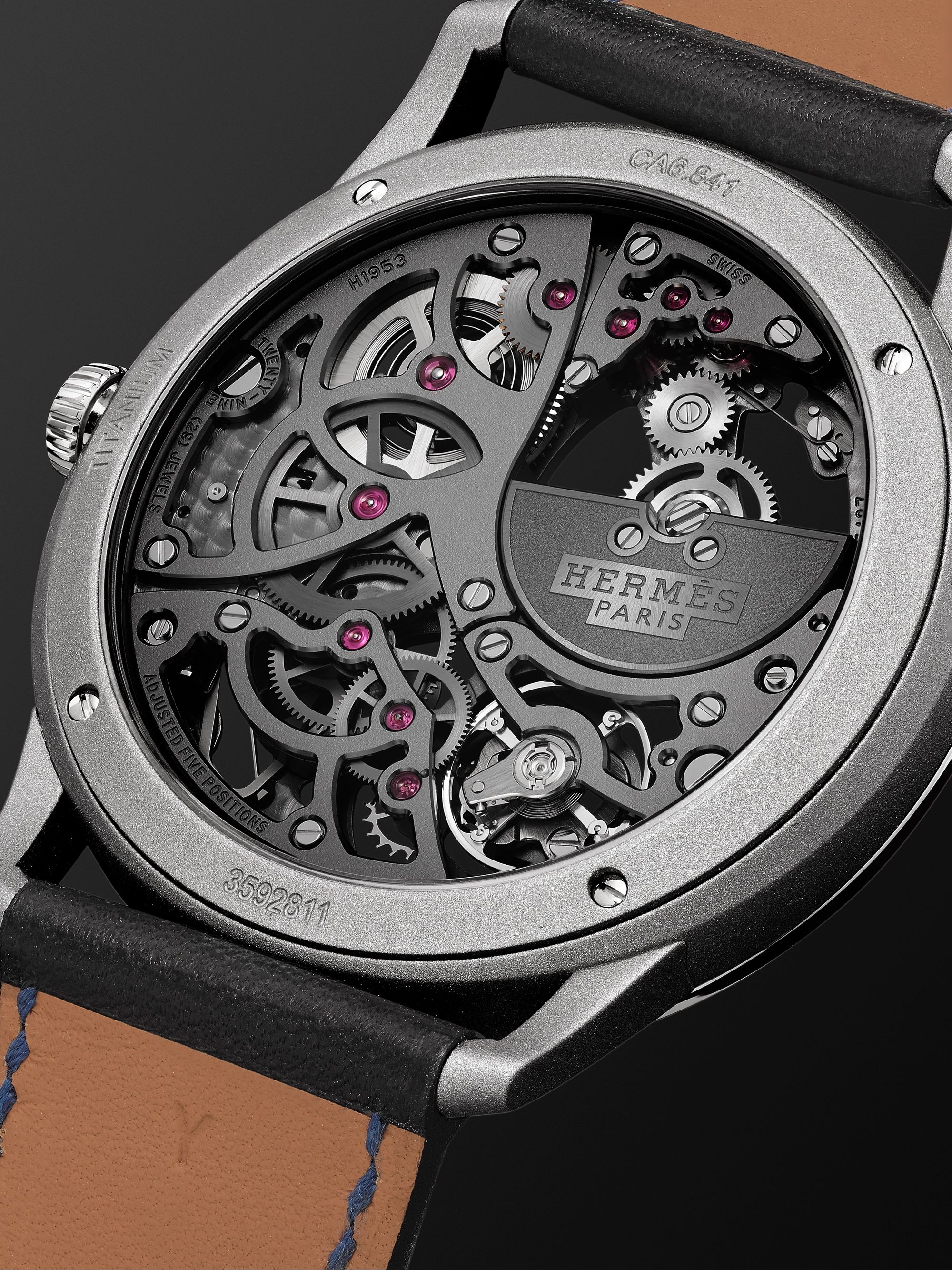 HERMÈS TIMEPIECES Heure H Large Automatic 30.5mm Titanium Watch, Ref. No. W054131WW00