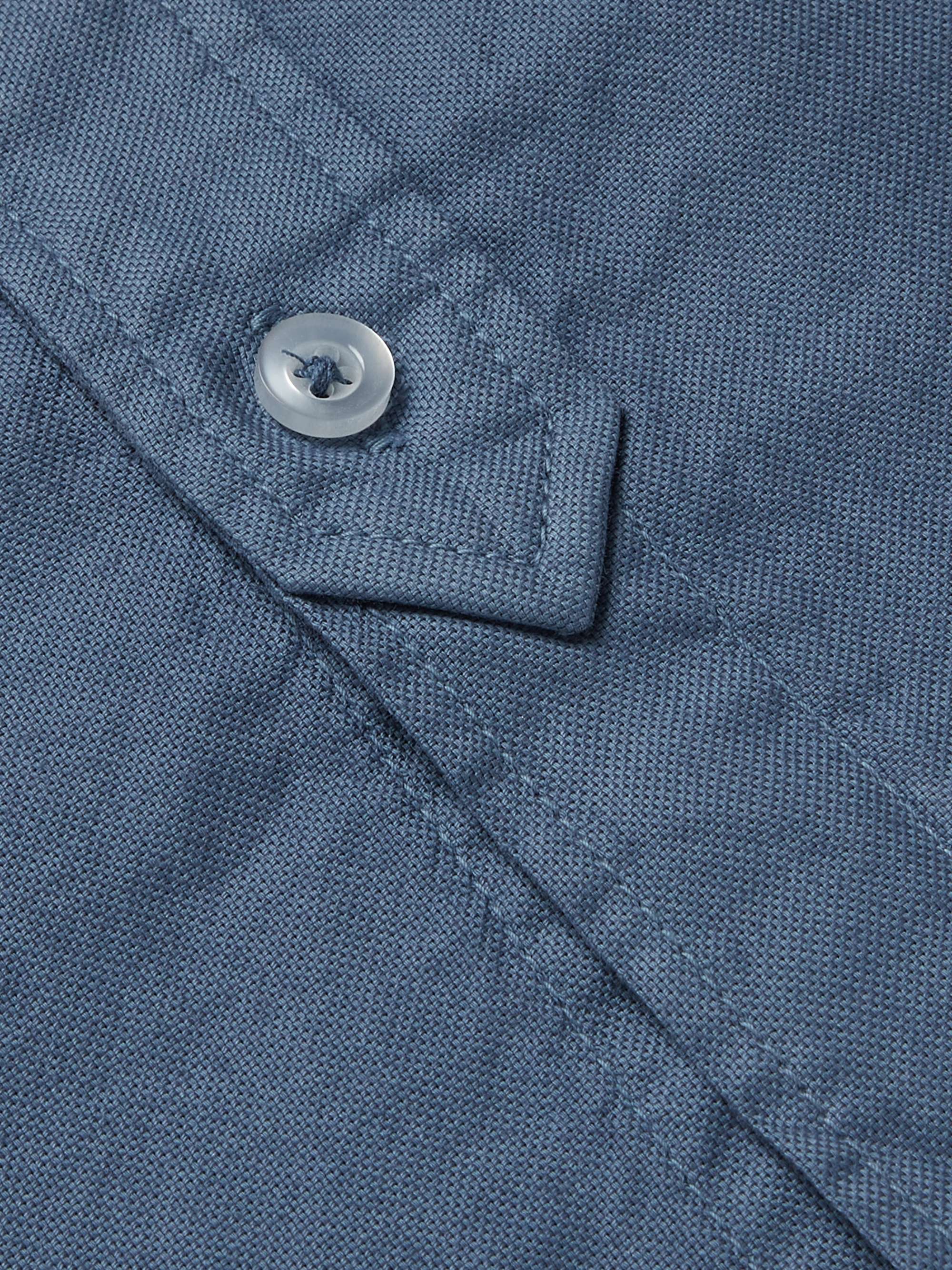 SAVE KHAKI UNITED Garment-Dyed Button-Down Collar Cotton Oxford Shirt