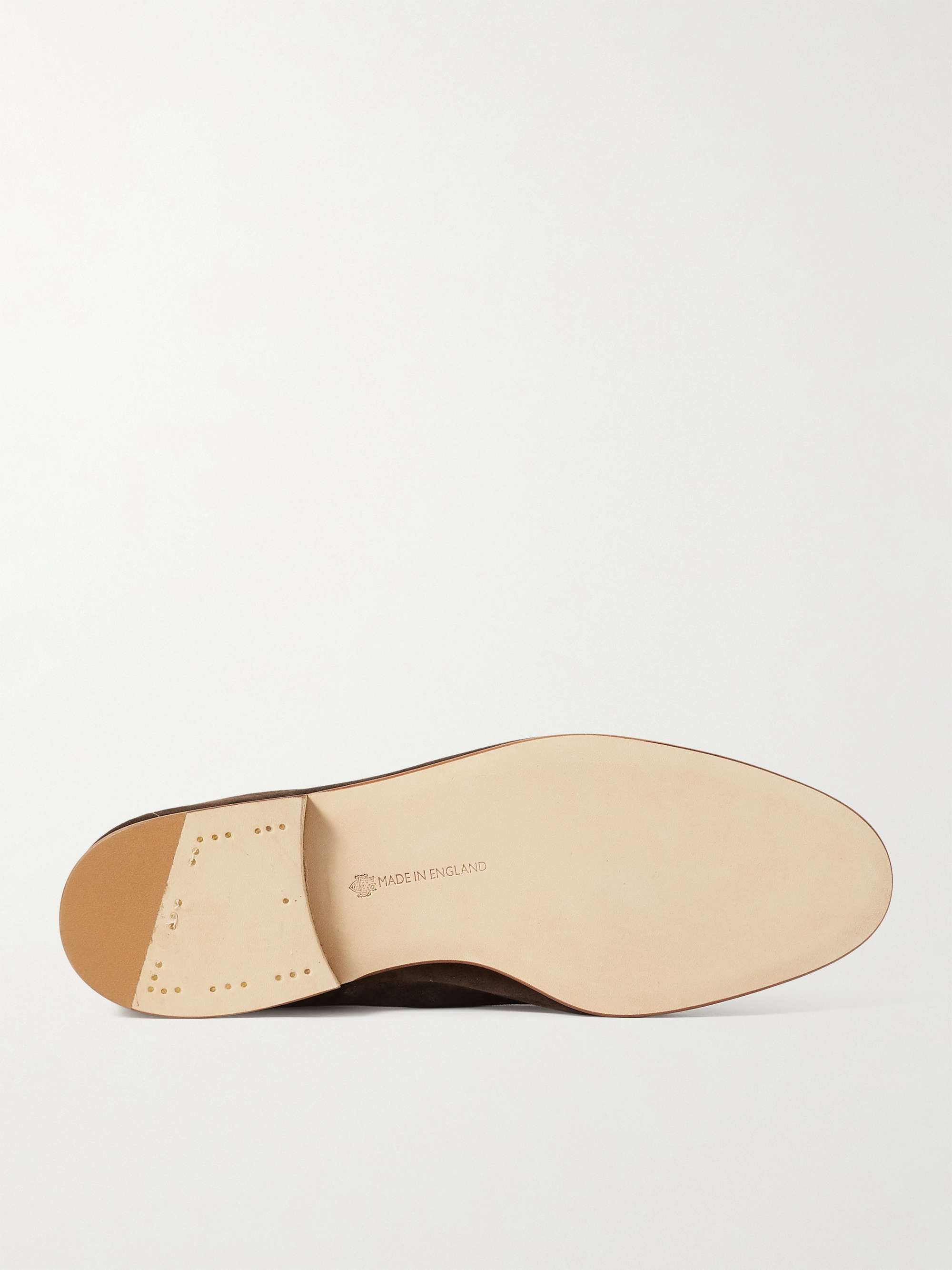 EDWARD GREEN Padstow Suede Loafers