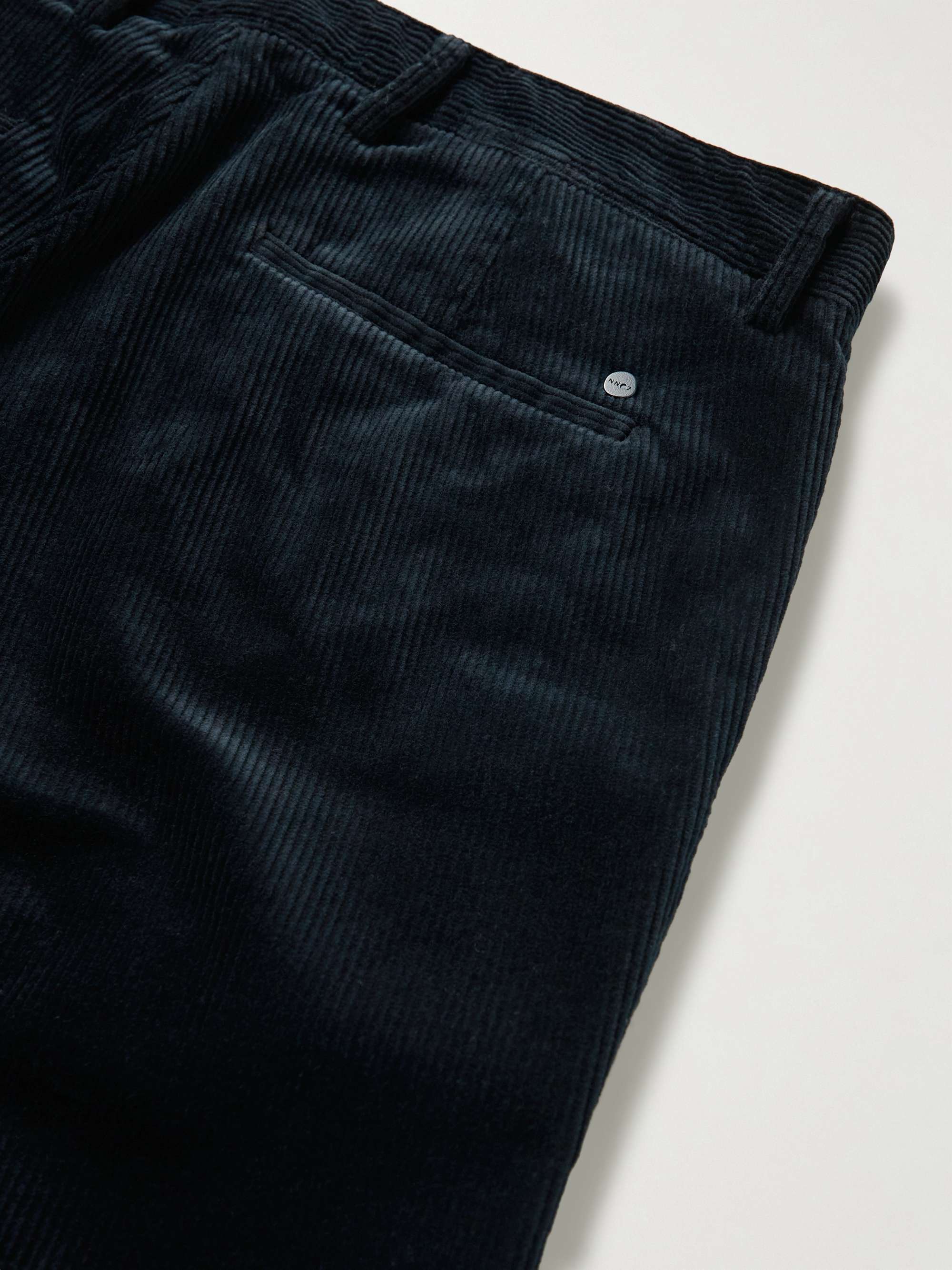 NN07 Karl Straight-Leg Organic Cotton-Blend Corduroy Trousers