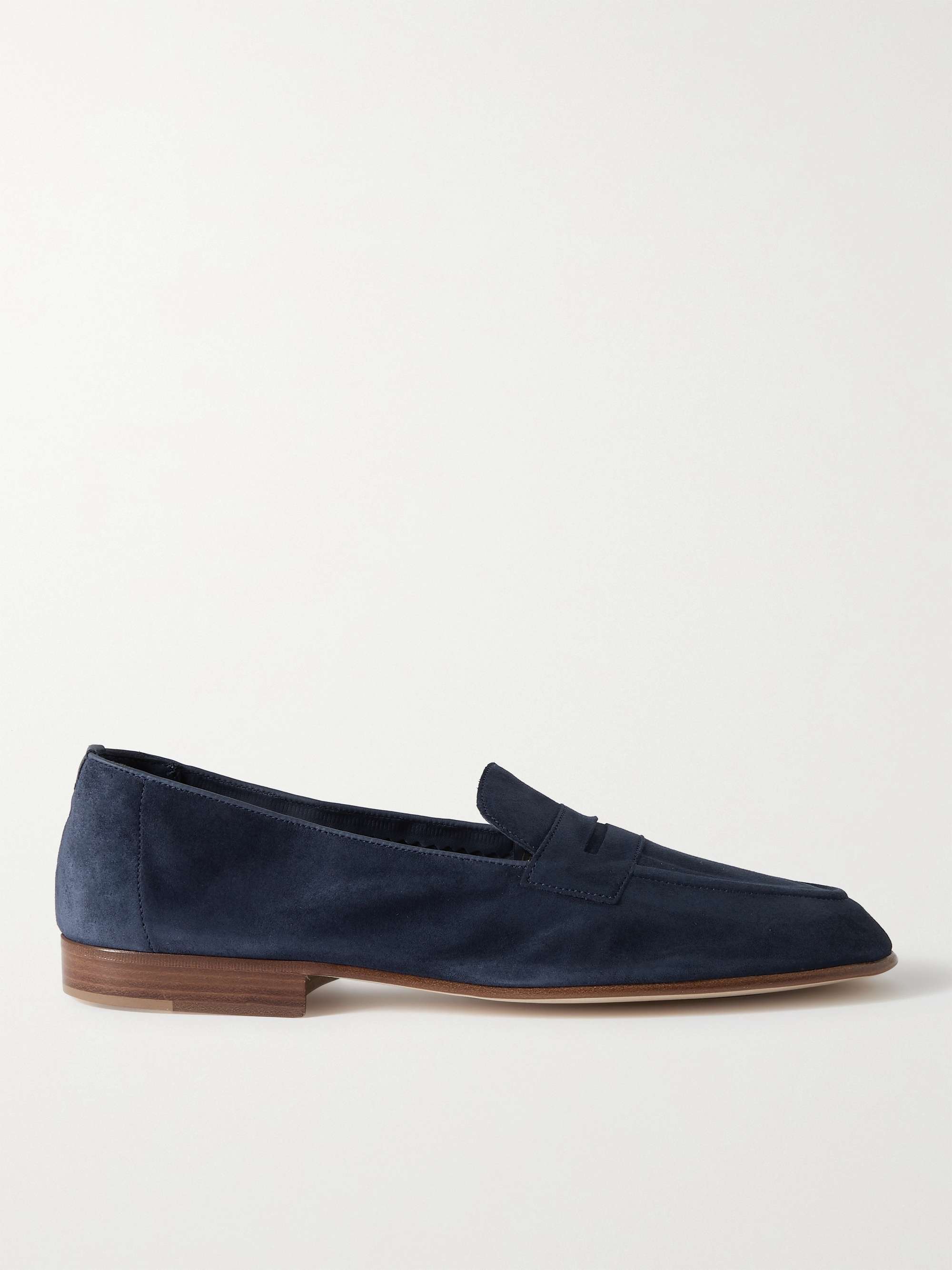 EDWARD GREEN Padstow Suede Loafers