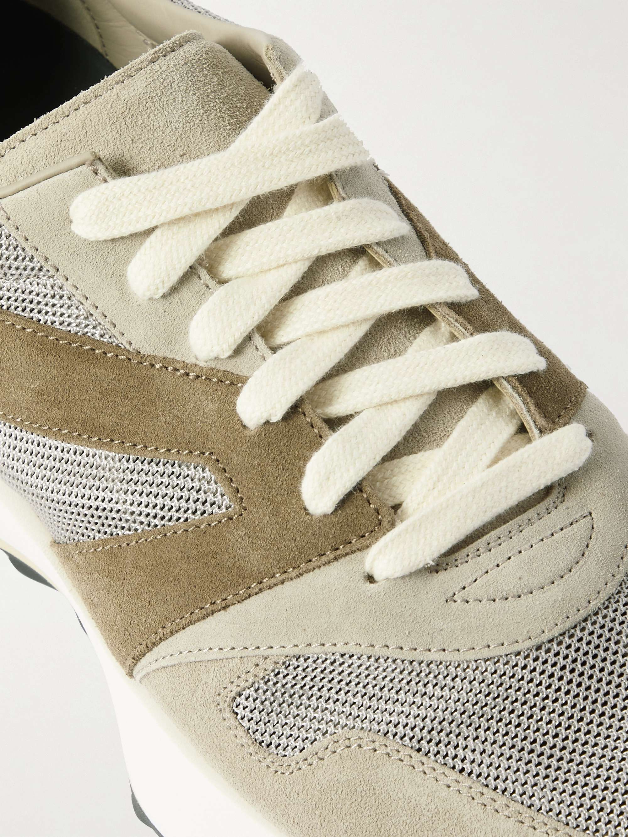 FEAR OF GOD Panelled Suede and Mesh Sneakers