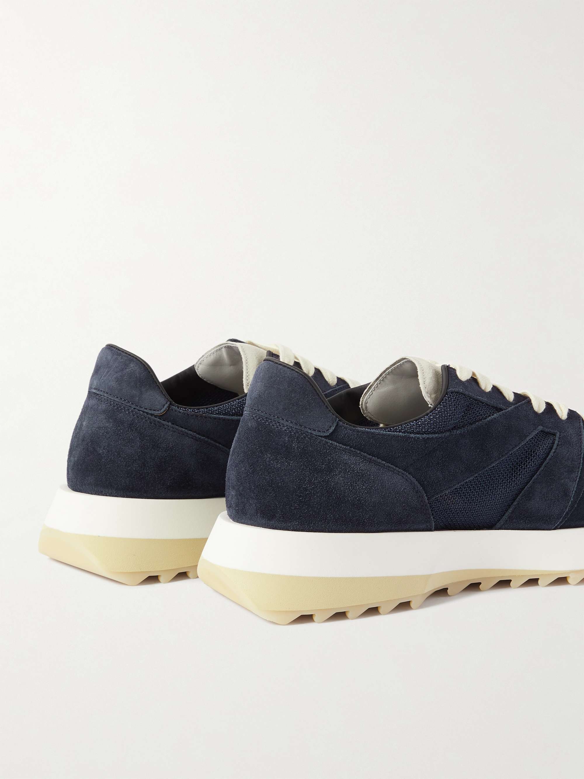 FEAR OF GOD Panelled Suede and Mesh Sneakers