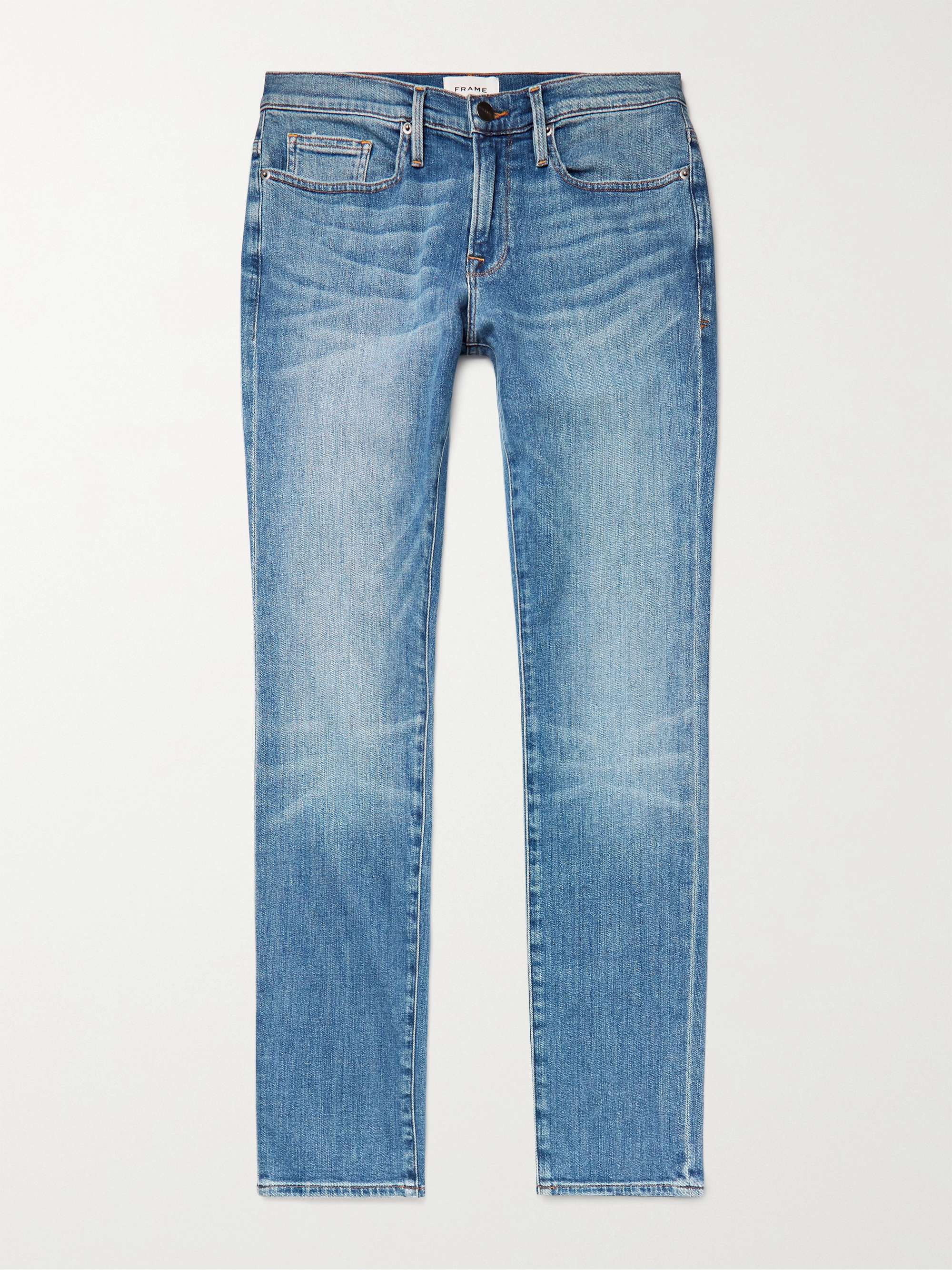FRAME L'Homme Skinny-Fit Stretch-Denim Jeans