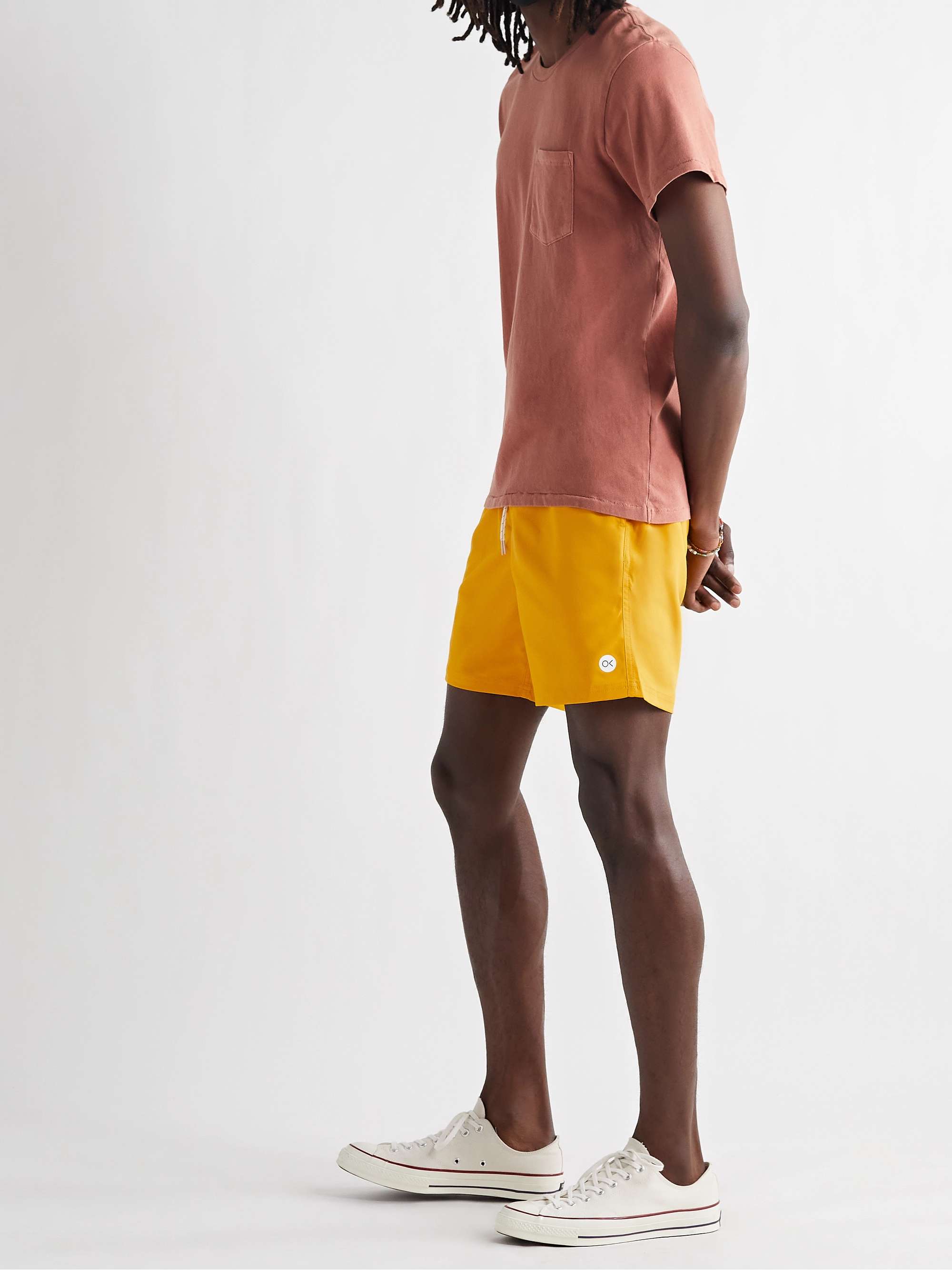 OUTERKNOWN Nomadic Volley Logo-Print Recycled Twill Drawstring Shorts