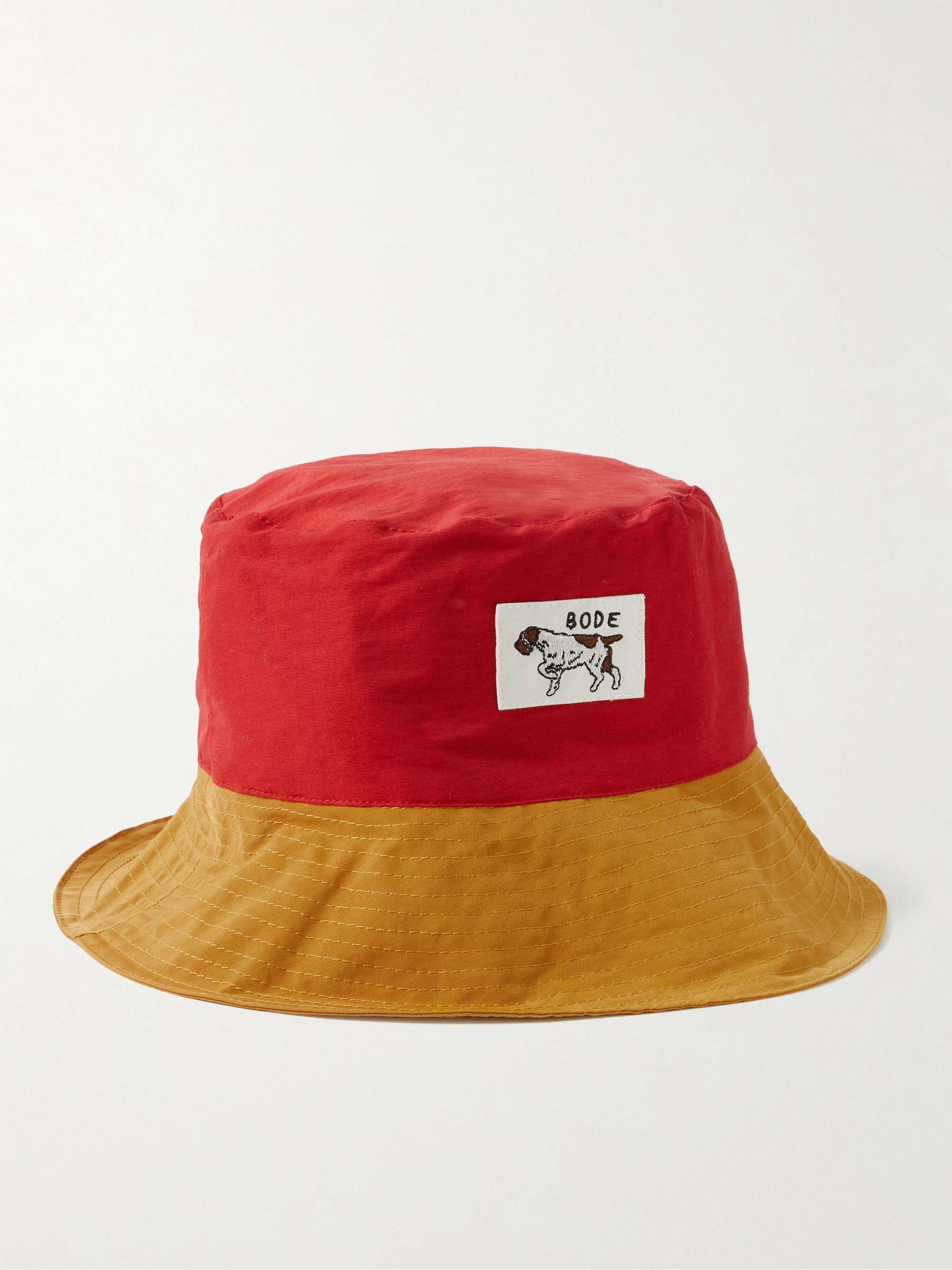 Multi Logo-Appliquéd Fleece Bucket Hat | JW ANDERSON | MR PORTER