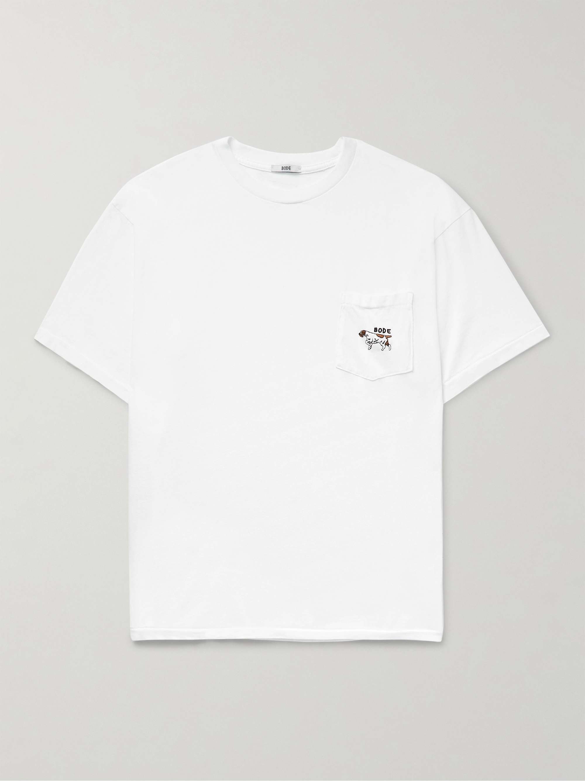 BODE Embroidered Cotton-Jersey T-Shirt