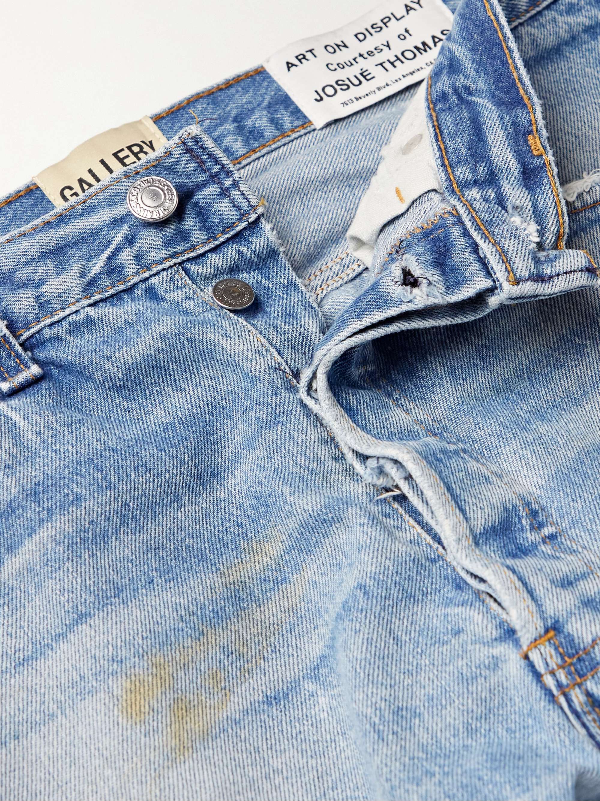 GALLERY DEPT. LA Flare Slim-Fit Distressed Denim Jeans