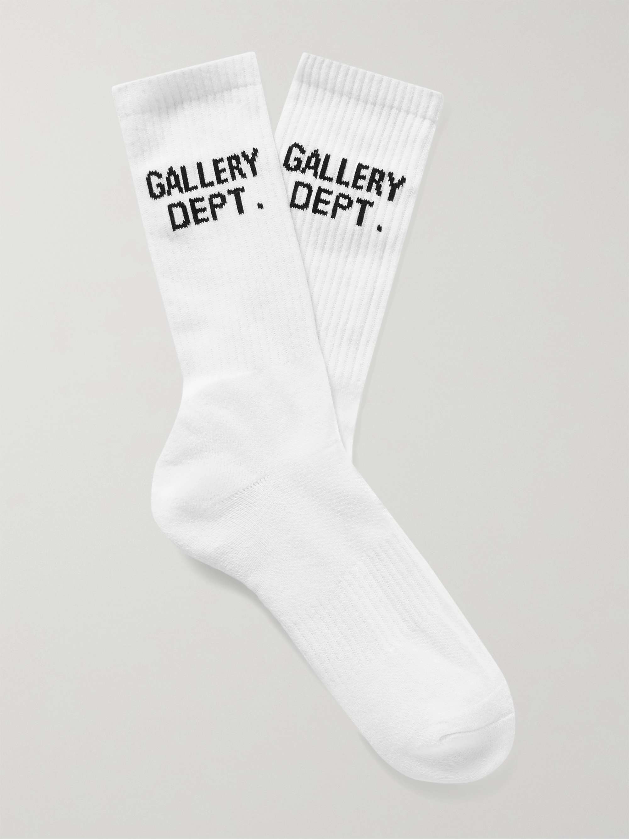 GALLERY DEPT. Clean Logo-Jacquard Cotton-Blend Socks