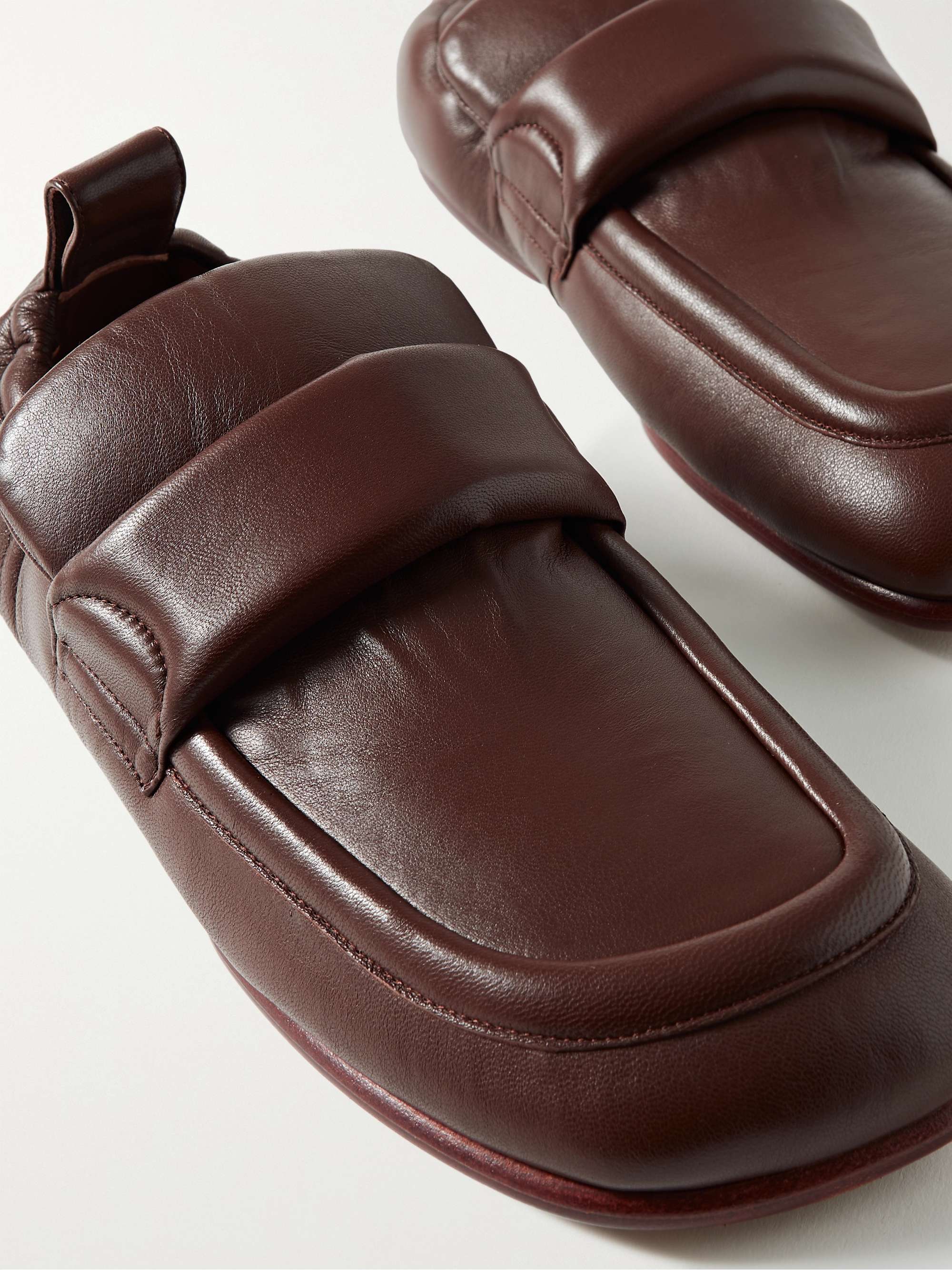 DRIES VAN NOTEN Padded Leather Loafers