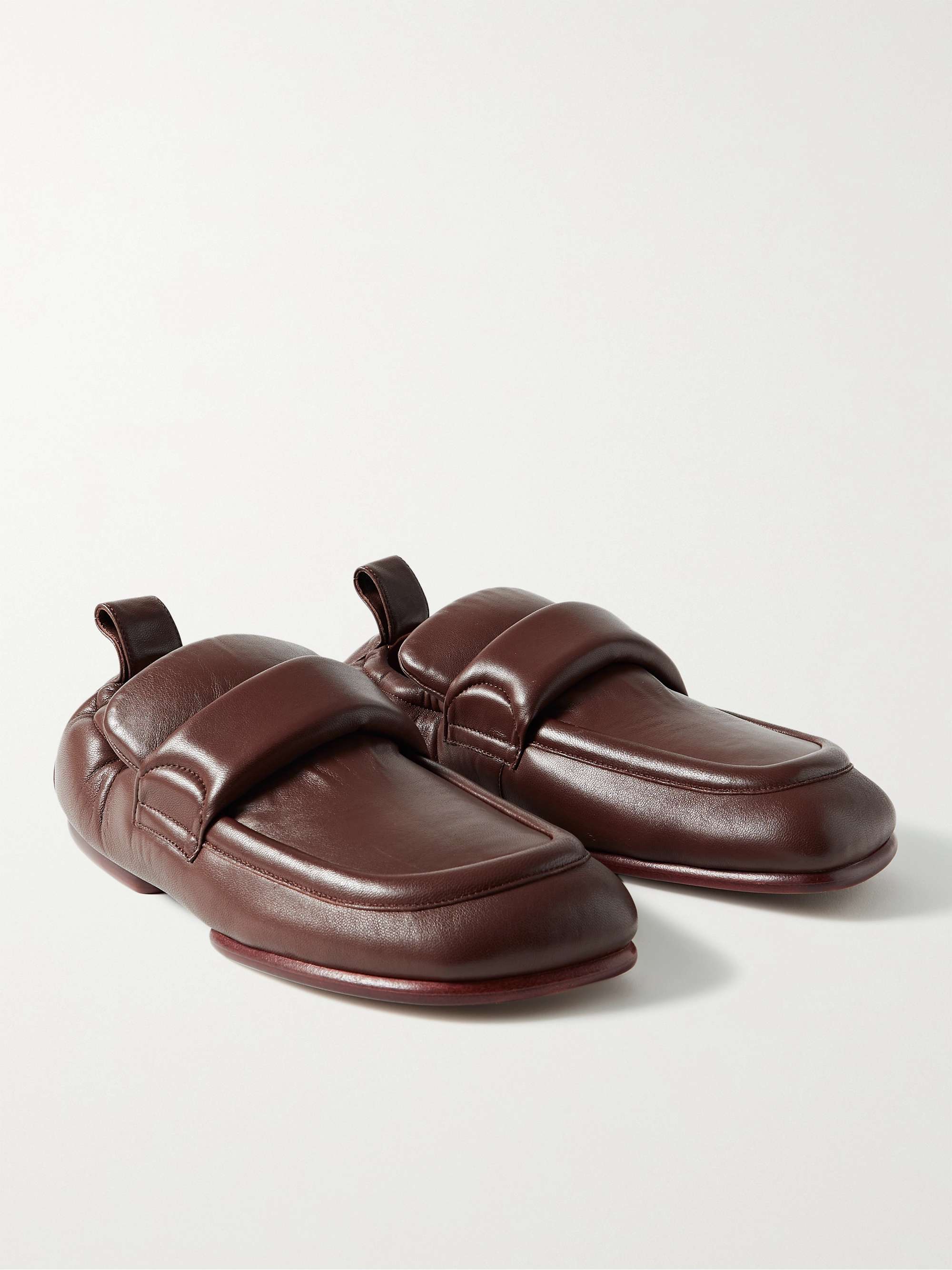 DRIES VAN NOTEN Padded Leather Loafers