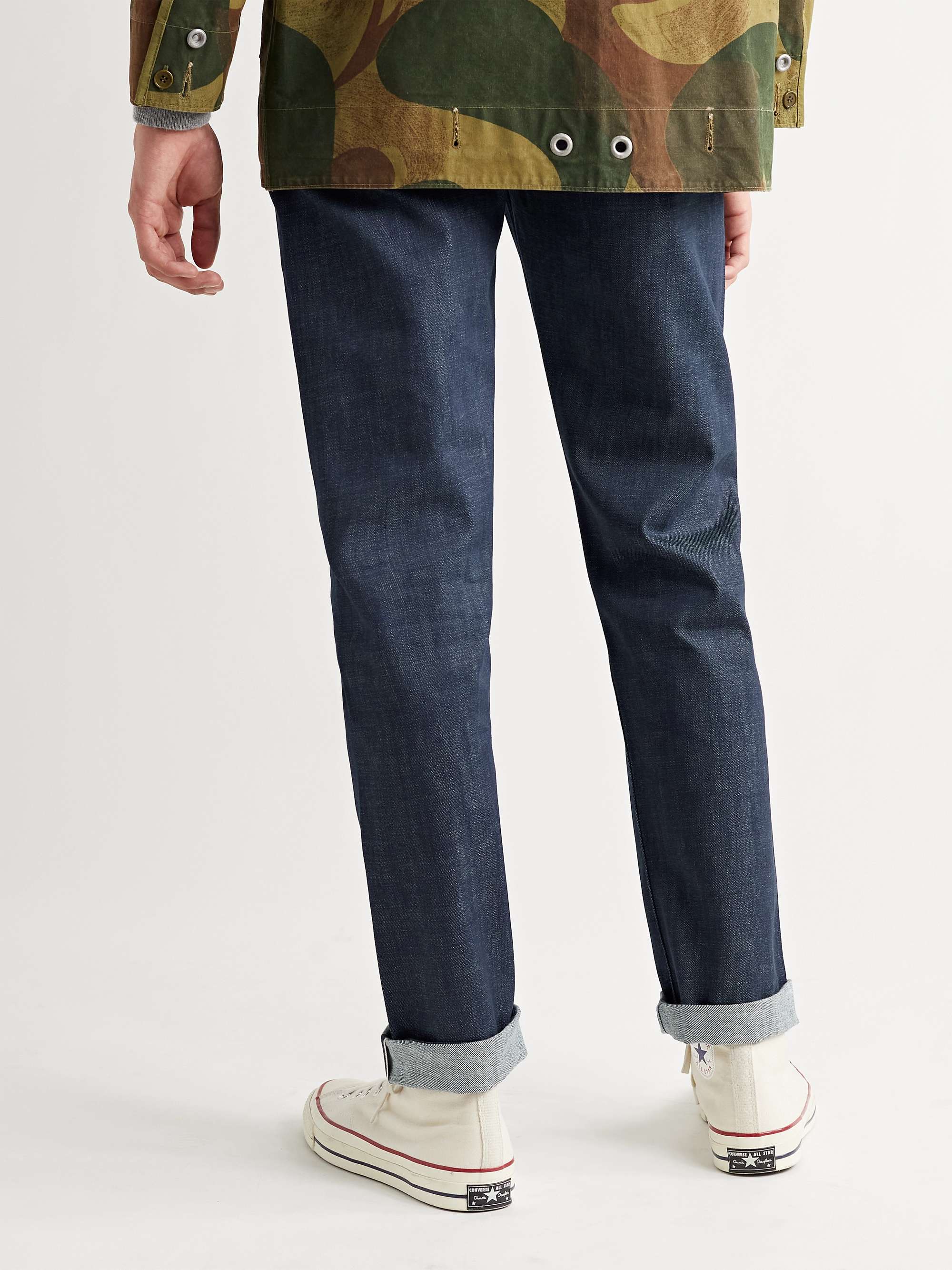 BLACKHORSE LANE ATELIERS W12 Slim-Fit Indigo-Dyed Selvedge Jeans