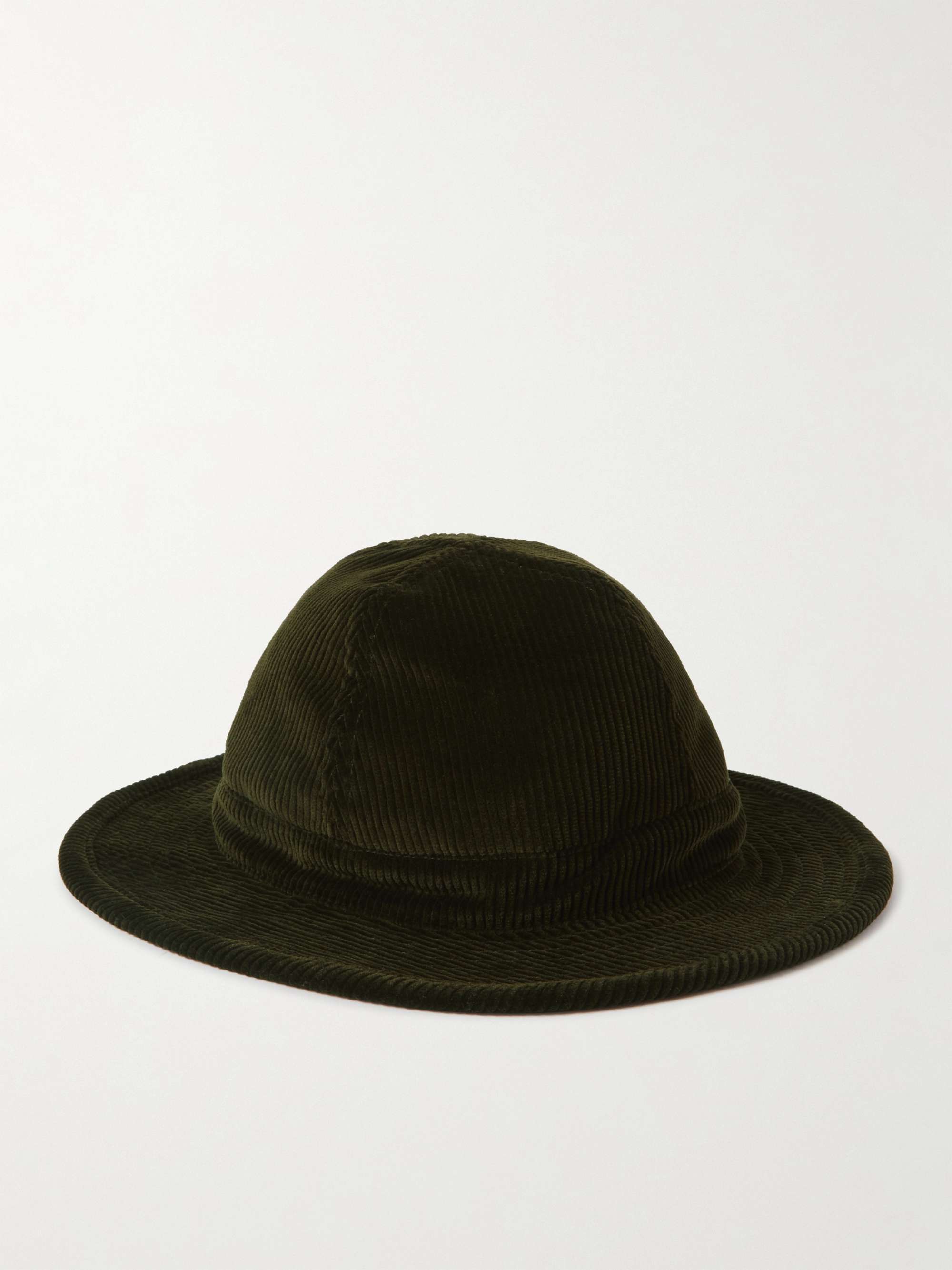 DE BONNE FACTURE Bob Cotton-Corduroy Bucket Hat