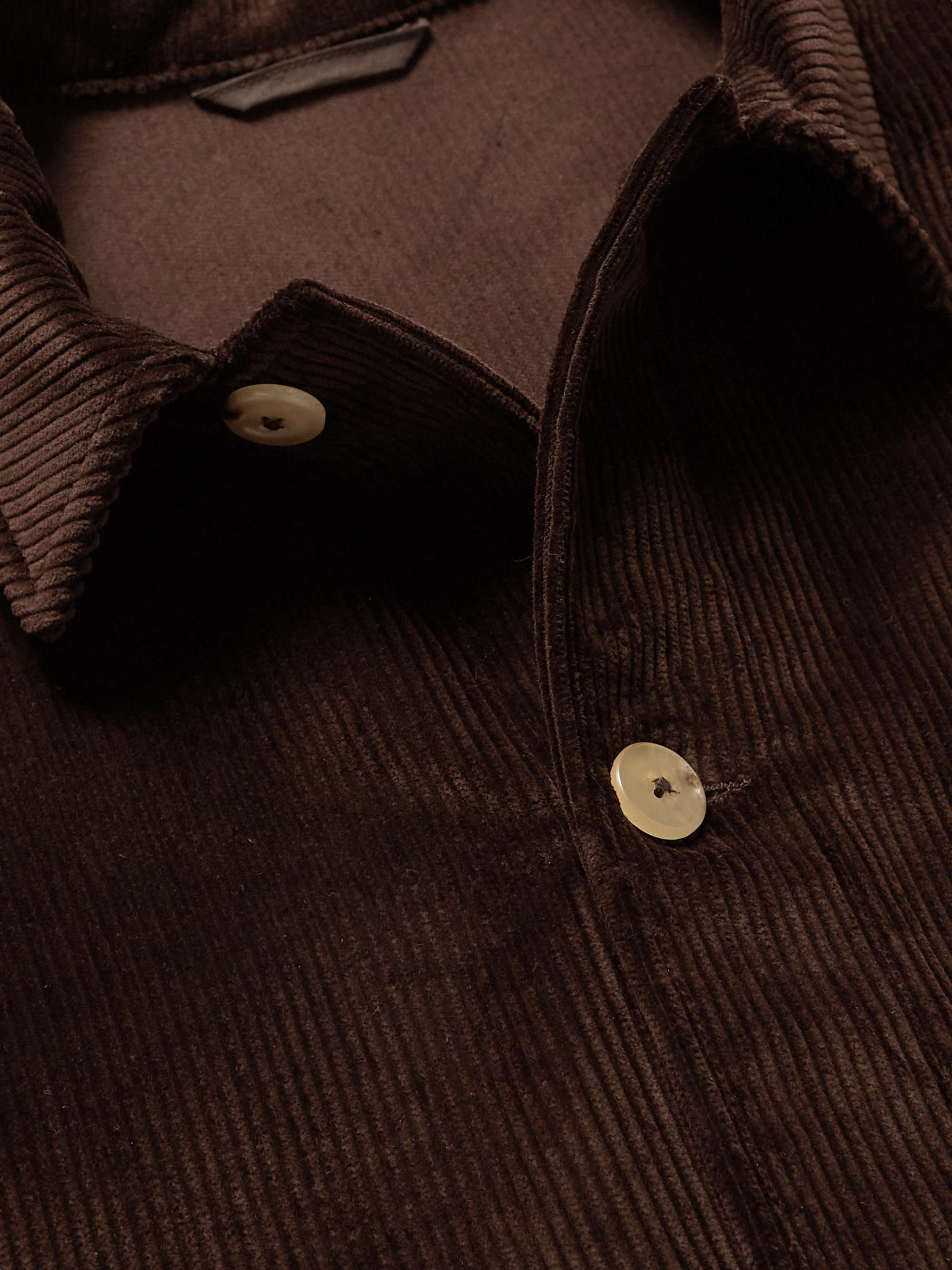 DE BONNE FACTURE Cotton-Corduroy Jacket
