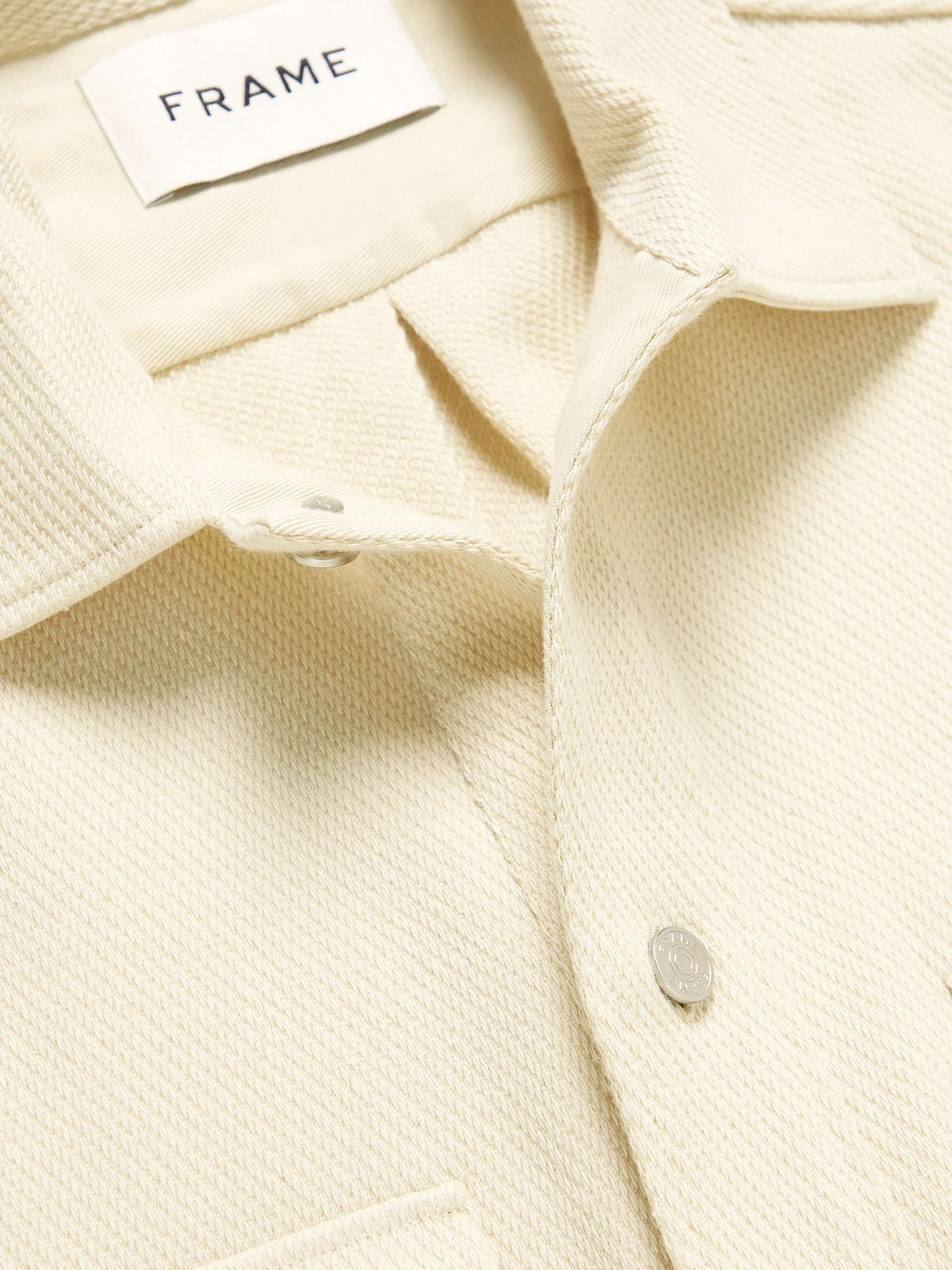 FRAME Cotton and Virgin Wool-Blend Twill Shirt Jacket