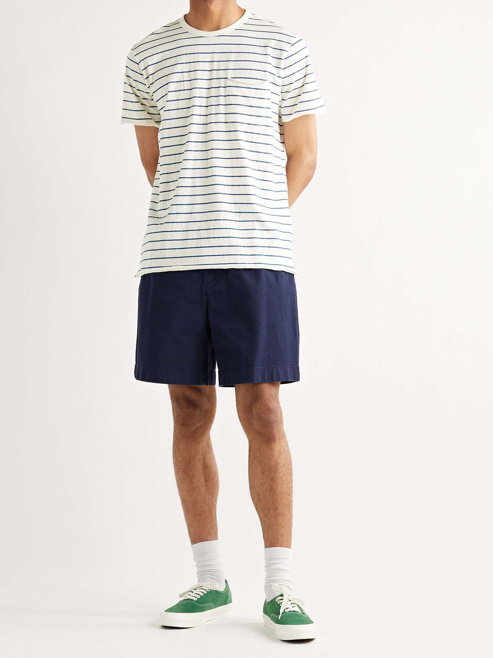 RAG & BONE Miles Striped Organic Cotton-Jersey T-Shirt