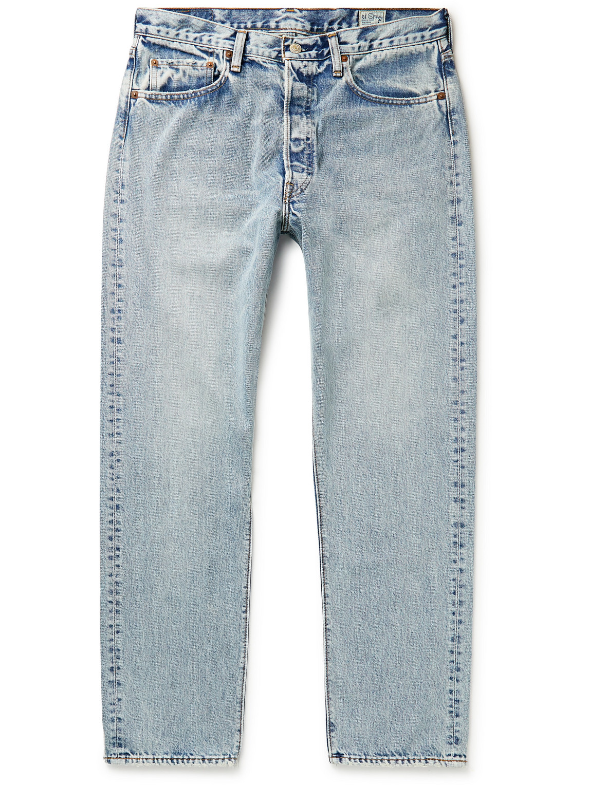 Orslow 105 Straight-leg Jeans In Blue
