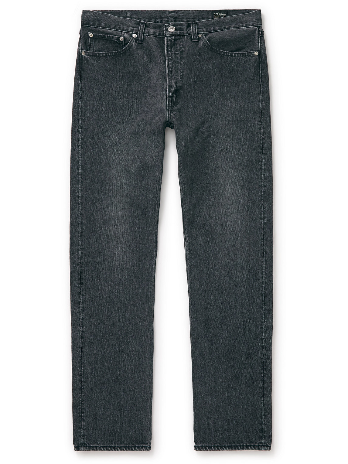 Orslow 107 Slim-fit Denim Jeans In Gray