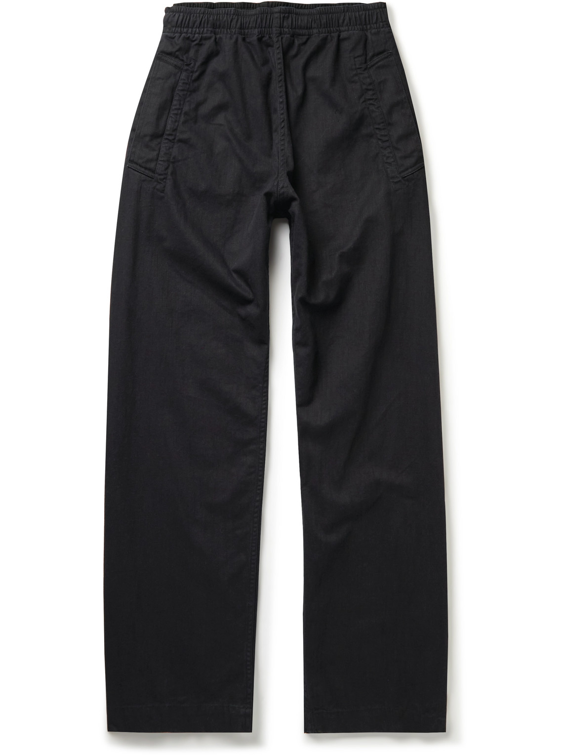 Margaret Howell Mhl Wide-leg Indigo-dyed Cotton-twill Trousers In Blue