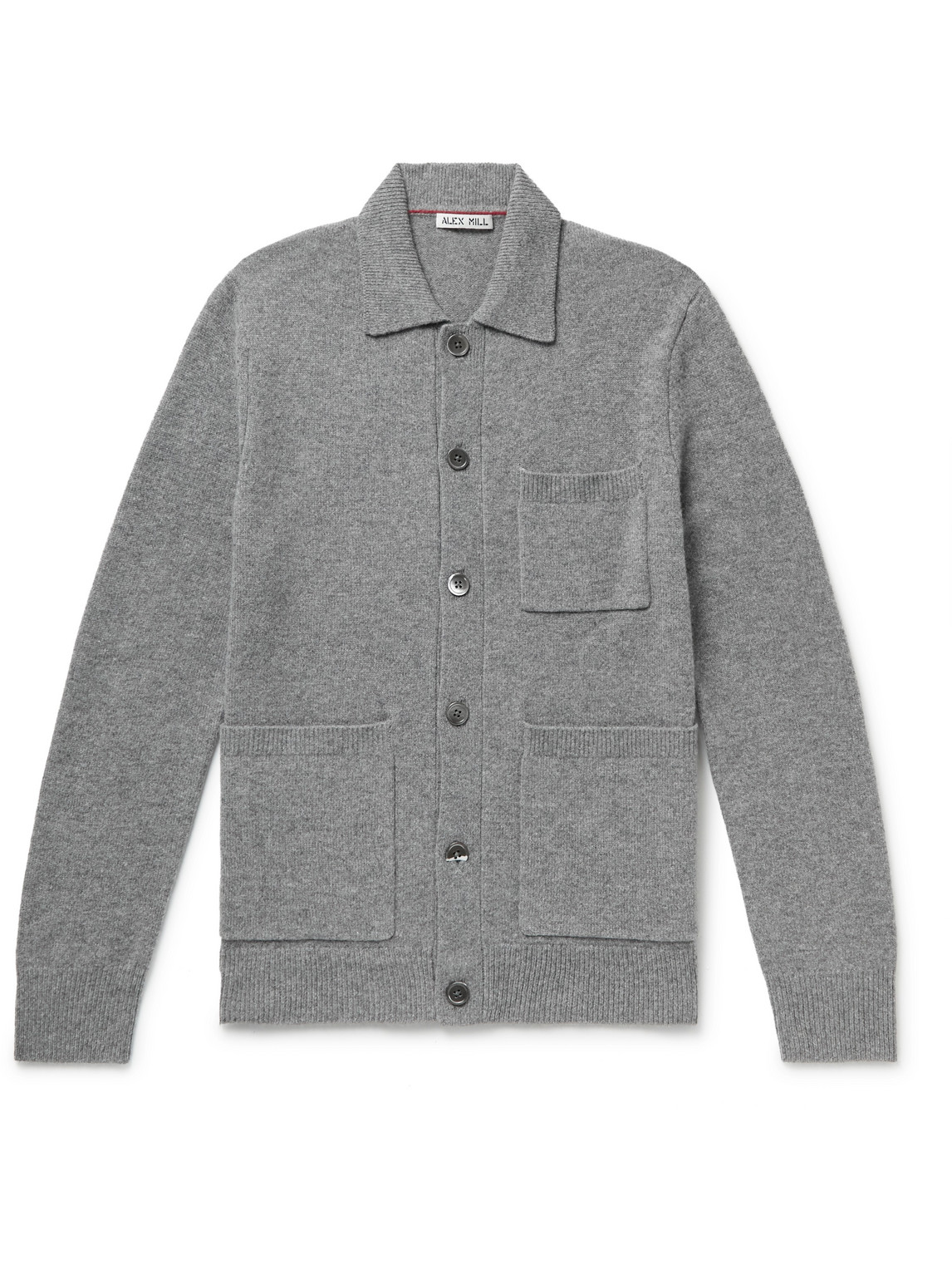 Alex Mill Merino Wool Shirt Jacket In Gray